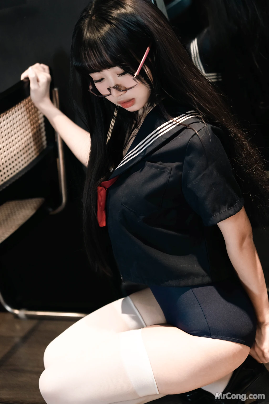 Coser@柒柒要乖哦_ 白丝死库水