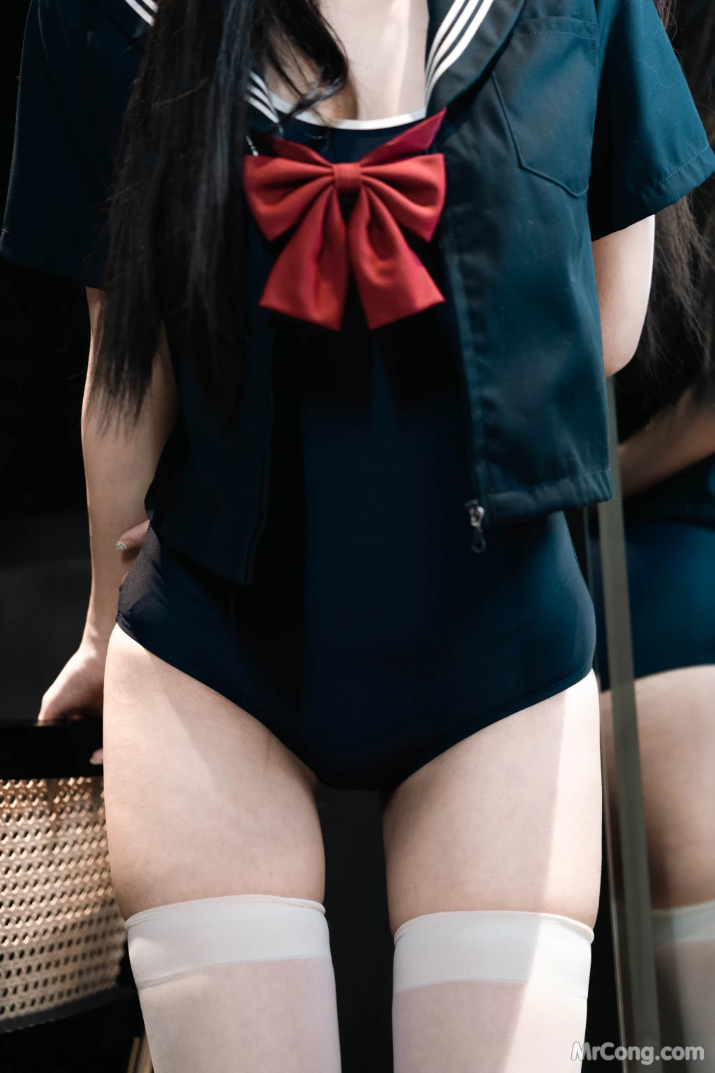 Coser@柒柒要乖哦_ 白丝死库水