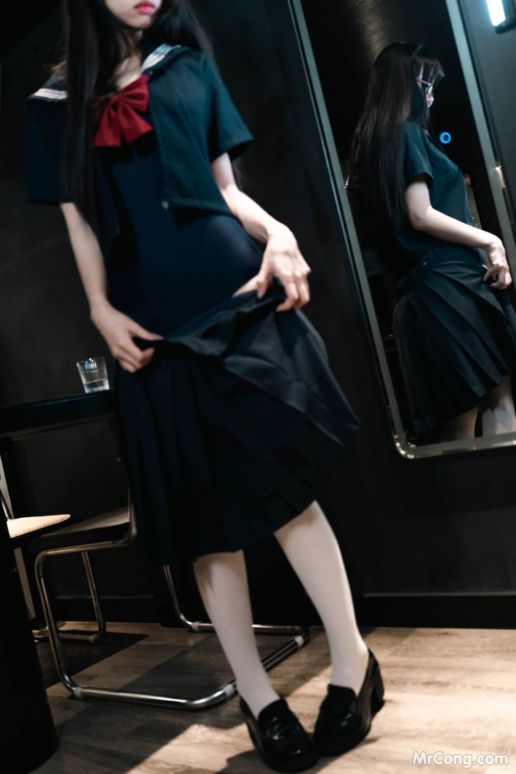 Coser@柒柒要乖哦_ 白丝死库水