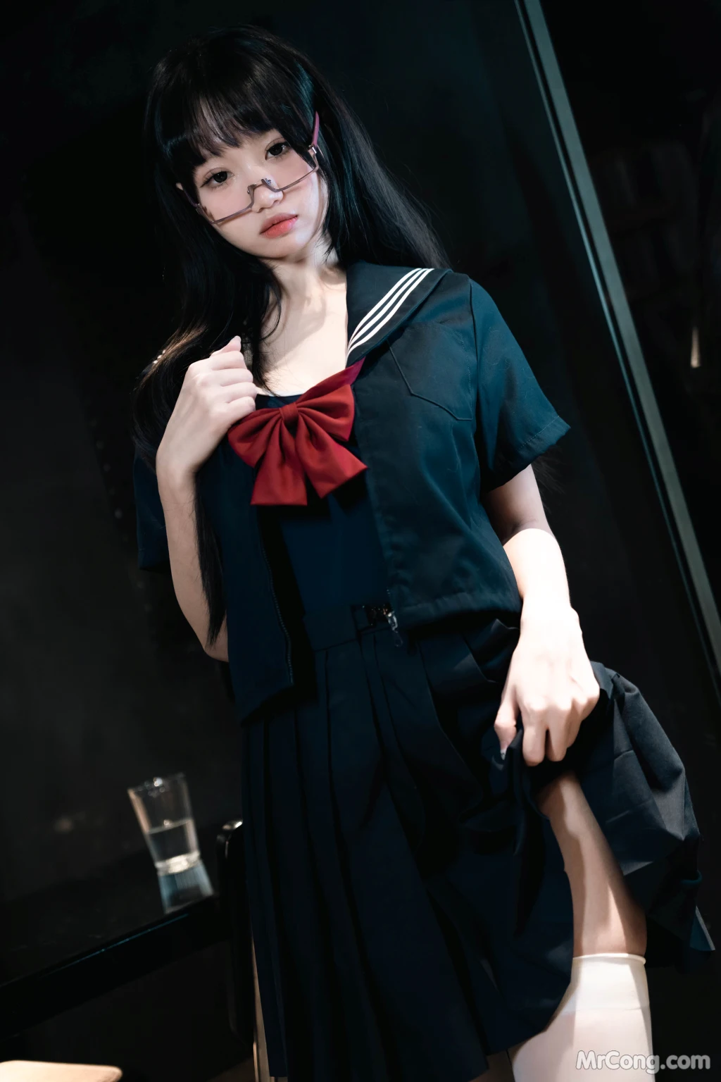 Coser@柒柒要乖哦_ 白丝死库水