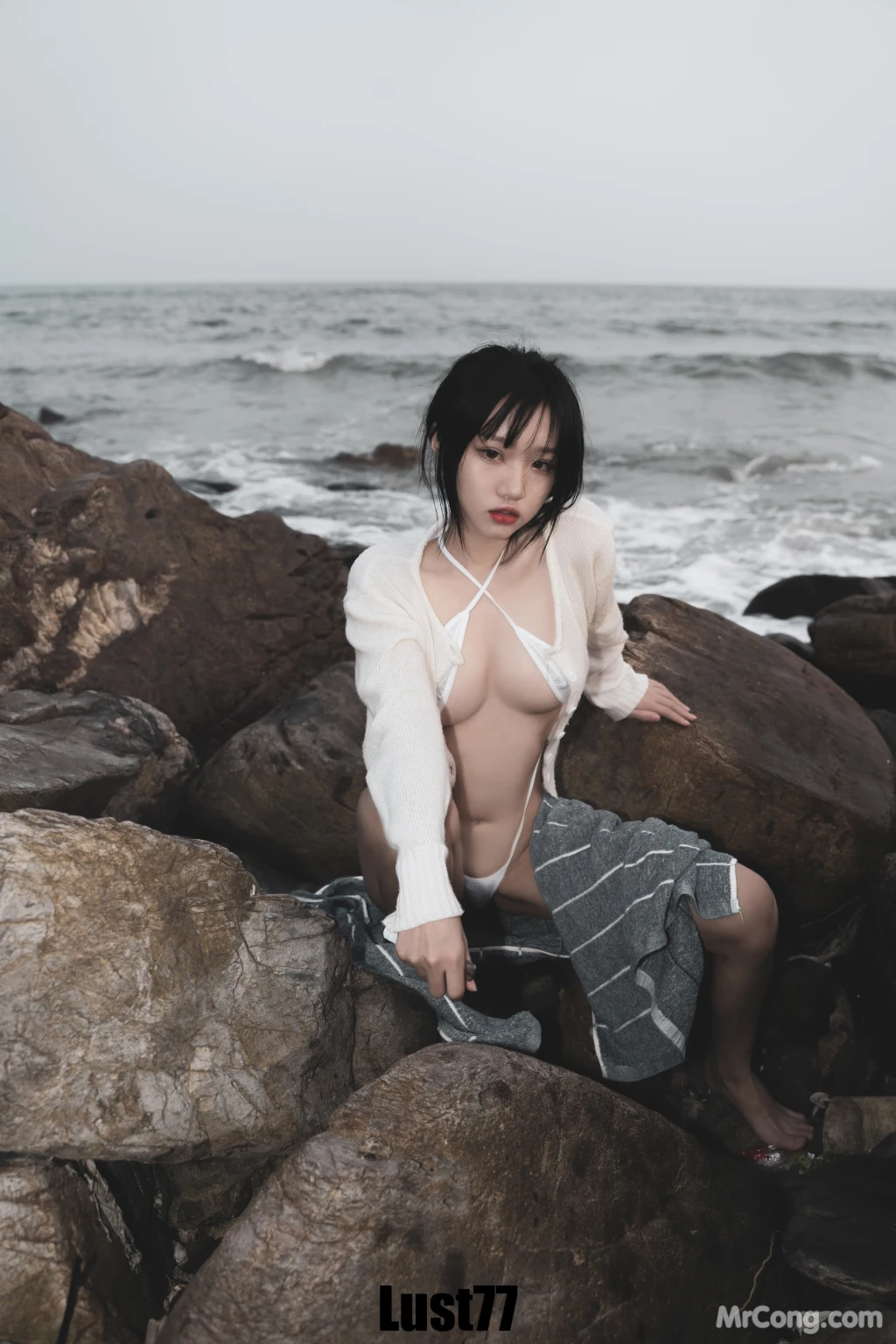 Coser@柒柒要乖哦_ 礁石海岸