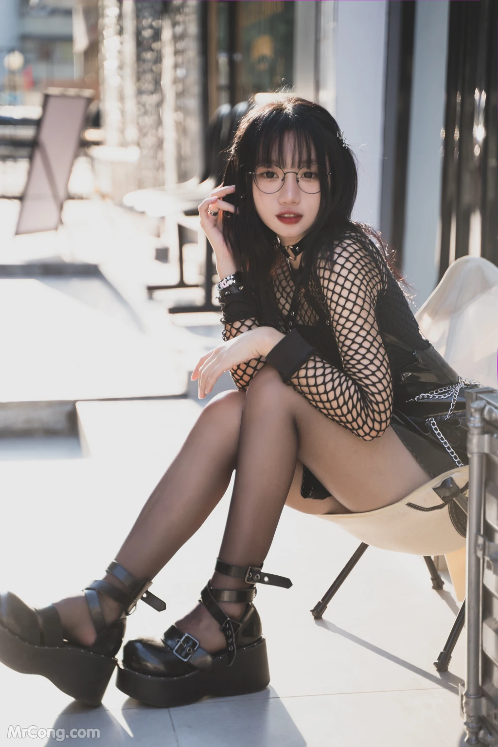 Coser@柒柒要乖哦_ 黑皮裙