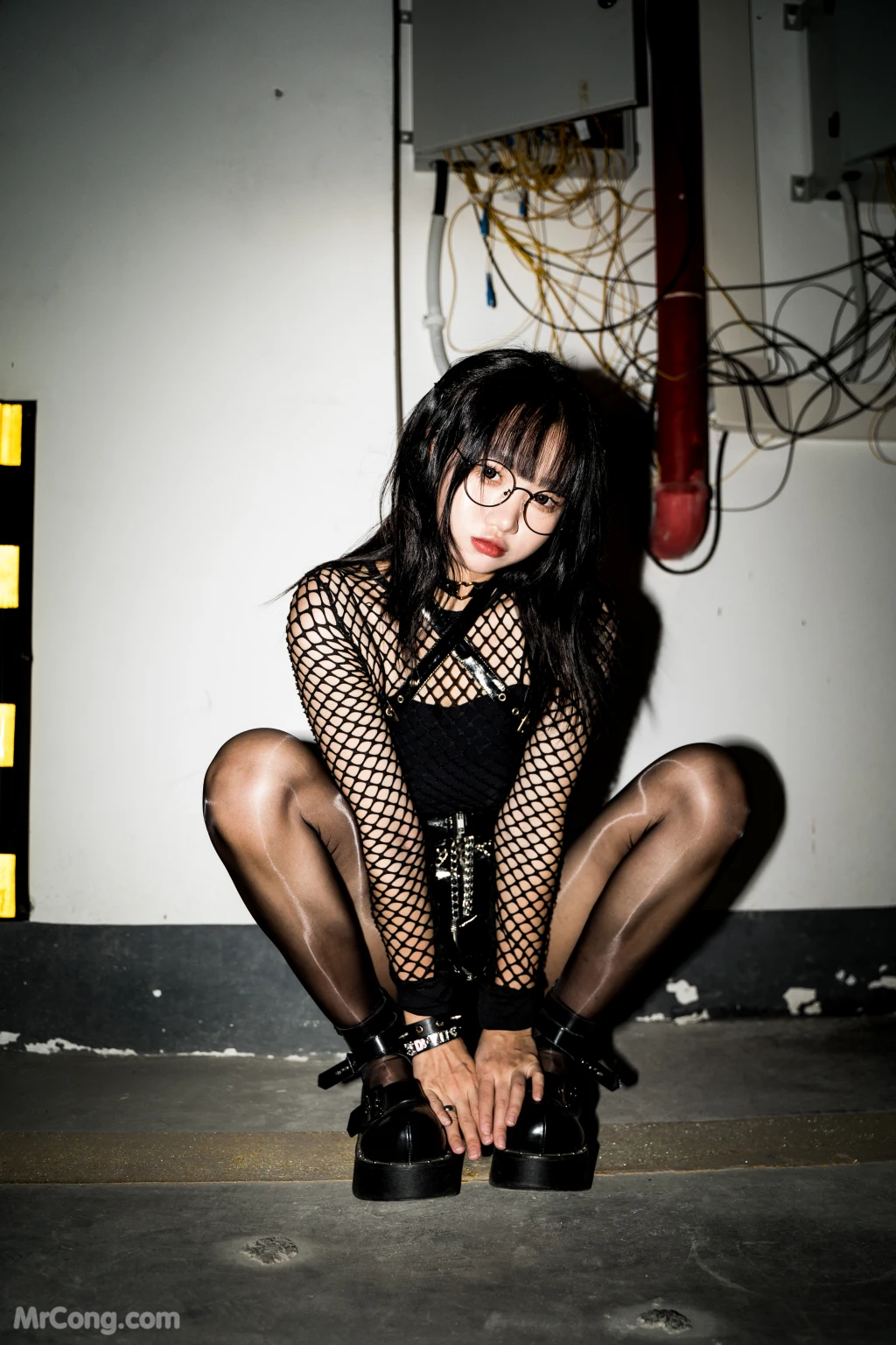 Coser@柒柒要乖哦_ 黑皮裙