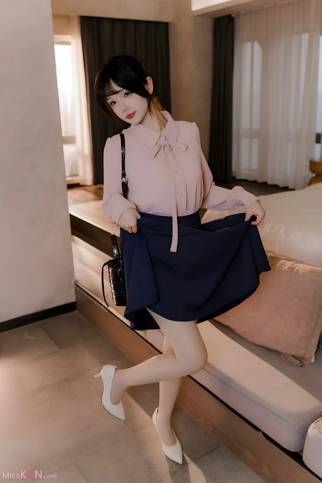 Coser@雪晴Astra_ 肉丝通勤OL