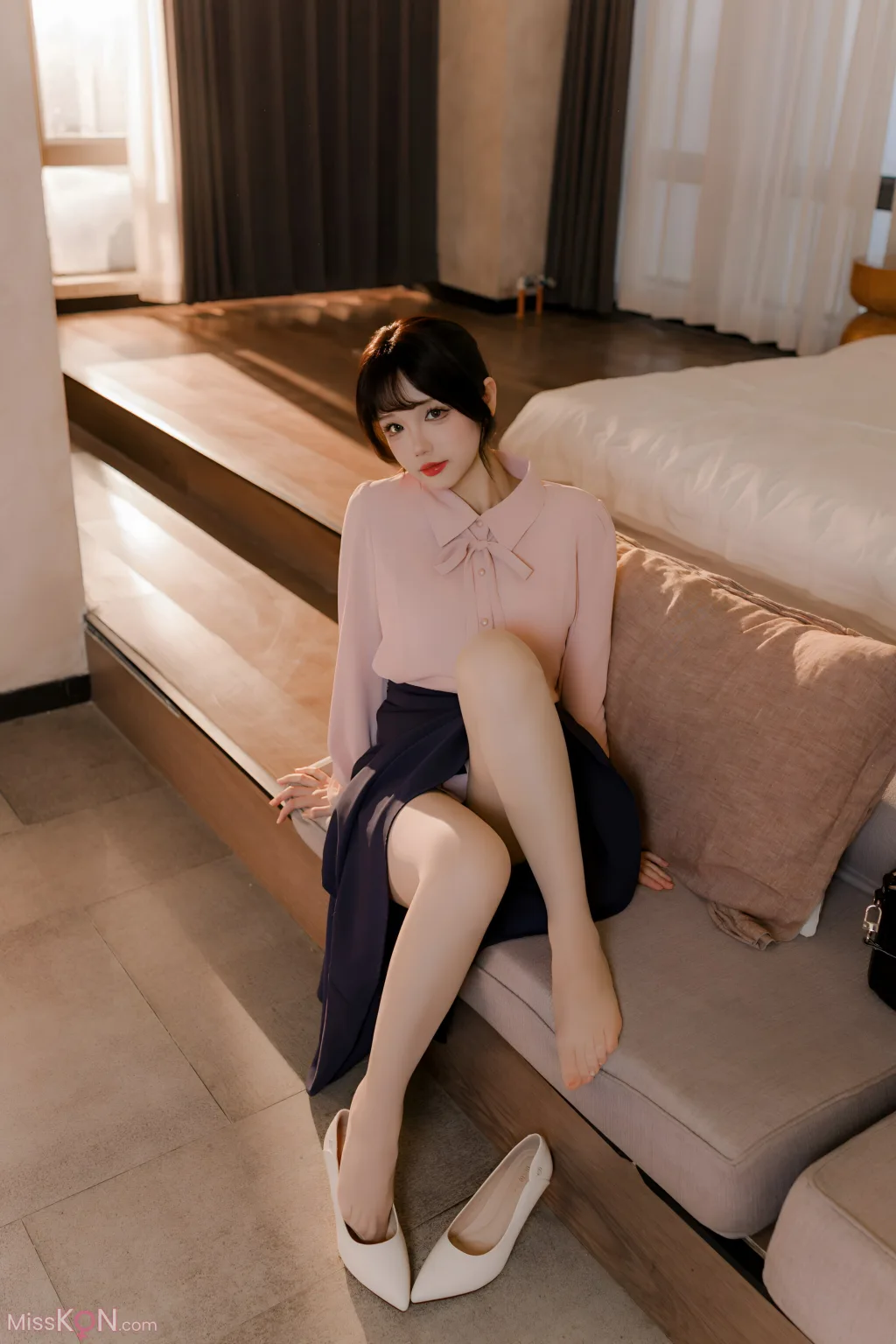 Coser@雪晴Astra_ 肉丝通勤OL