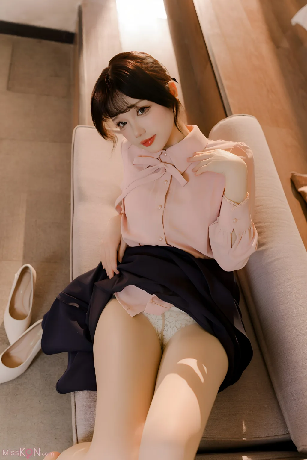 Coser@雪晴Astra_ 肉丝通勤OL