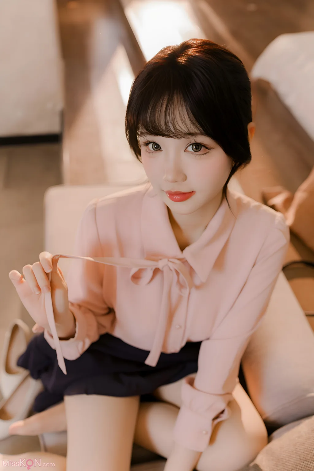 Coser@雪晴Astra_ 肉丝通勤OL