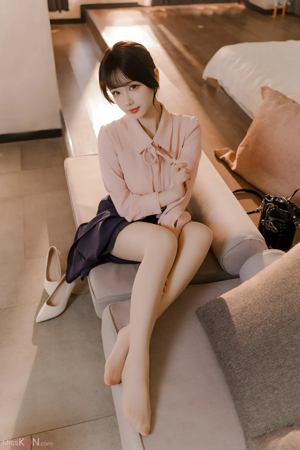 Coser@雪晴Astra_ 肉丝通勤OL