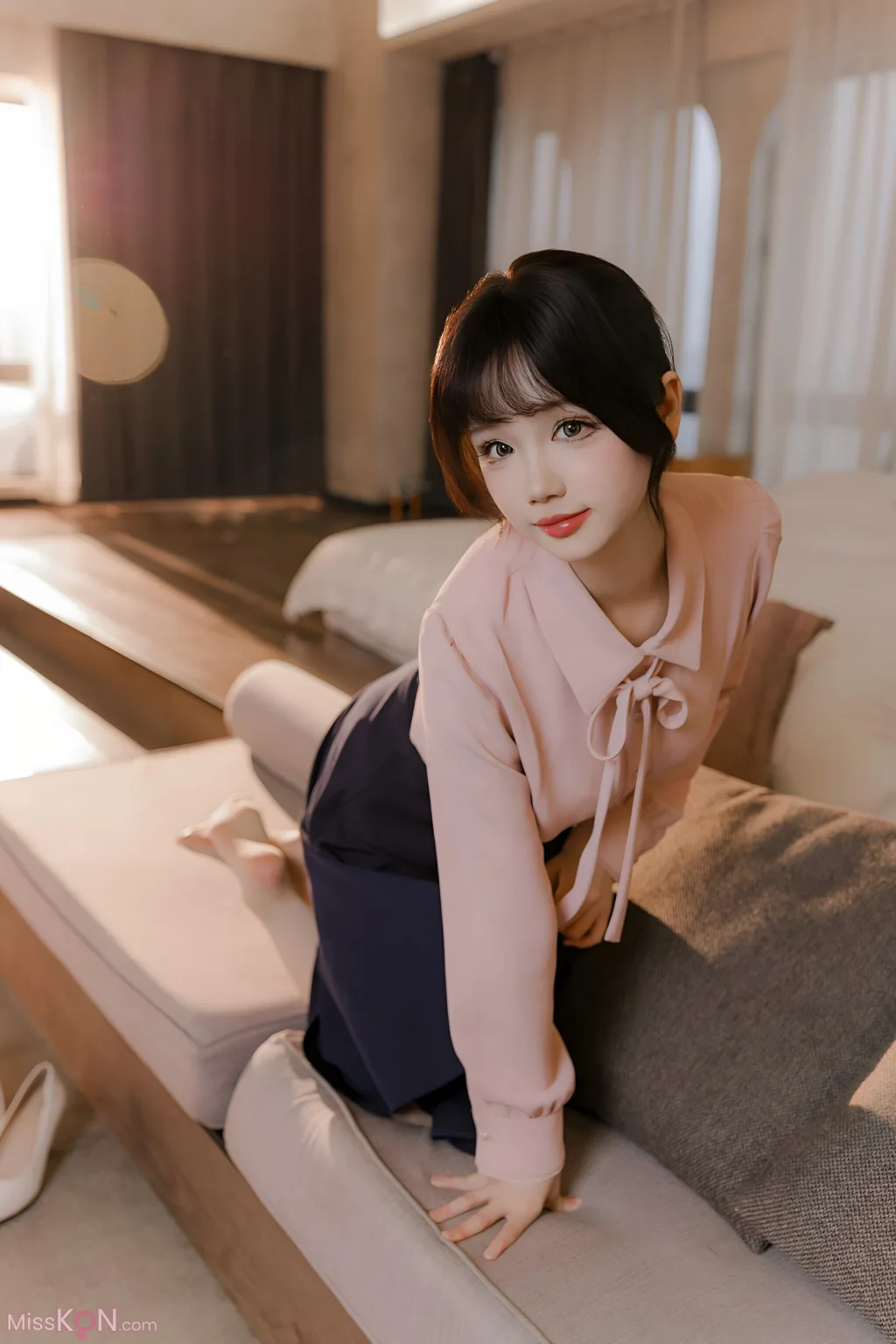 Coser@雪晴Astra_ 肉丝通勤OL