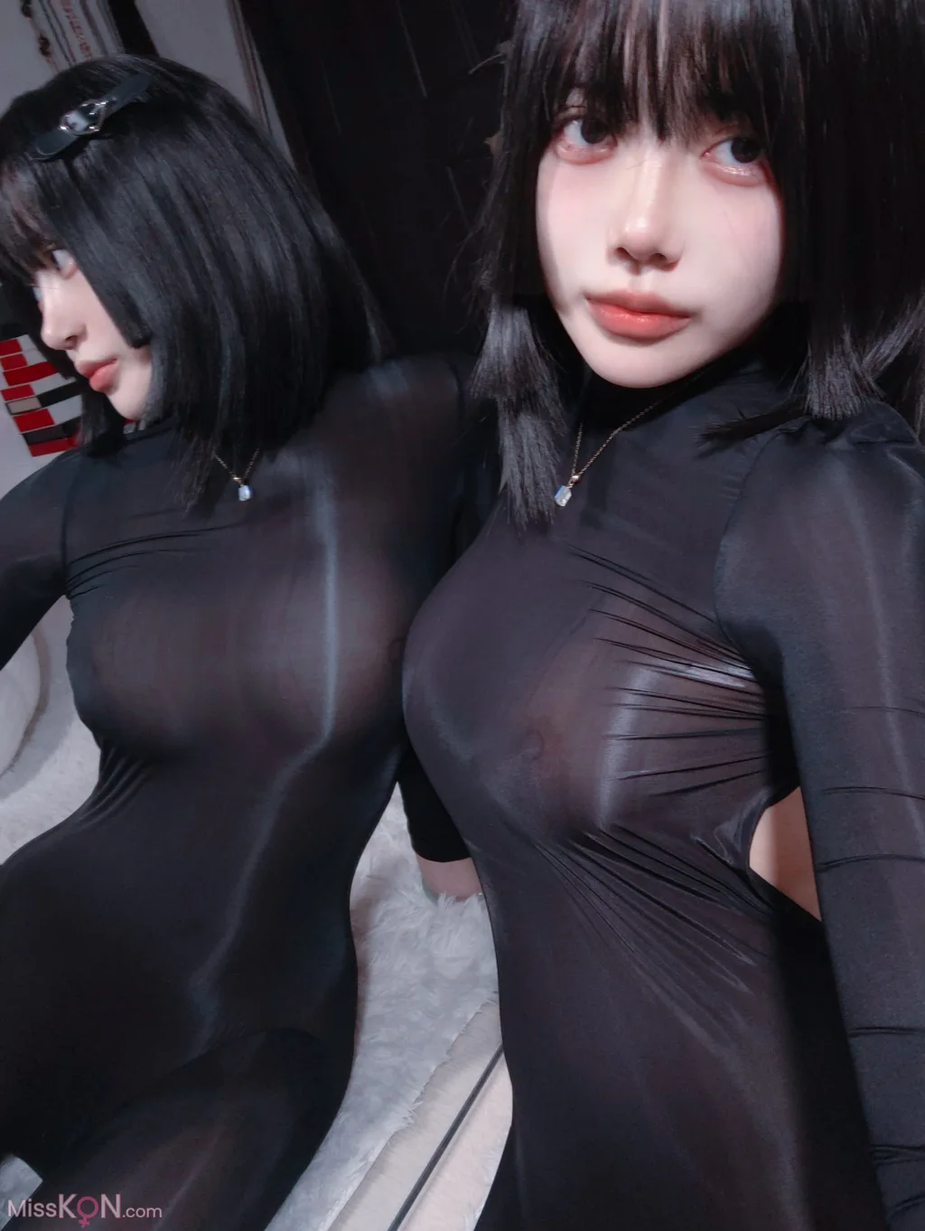 Coser@高桥千凛_ 油光连体黑丝 39 Coser@高桥千凛_ 油光连体黑丝