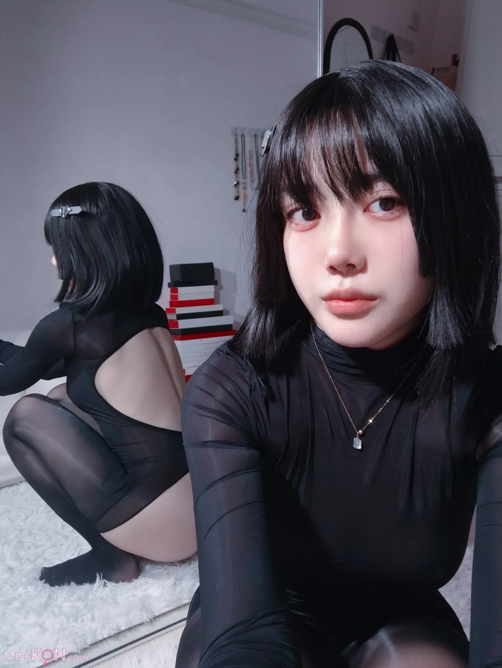 Coser@高桥千凛_ 油光连体黑丝 44 Coser@高桥千凛_ 油光连体黑丝
