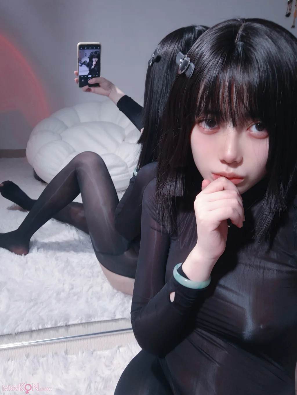 Coser@高桥千凛_ 油光连体黑丝 45 Coser@高桥千凛_ 油光连体黑丝