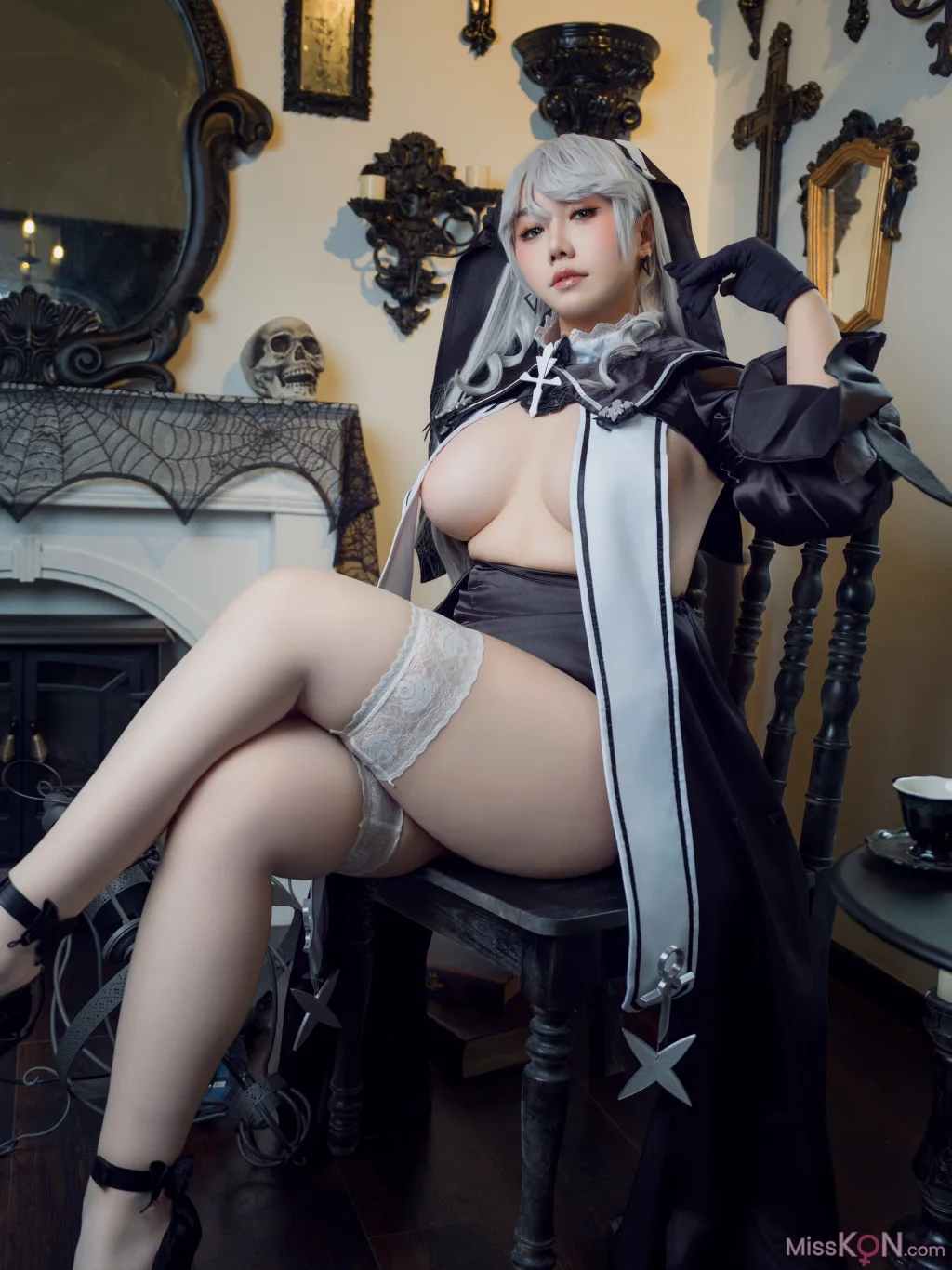 Coser@麻花麻花酱_ 碧蓝航线 阿尔及利亚 修女服