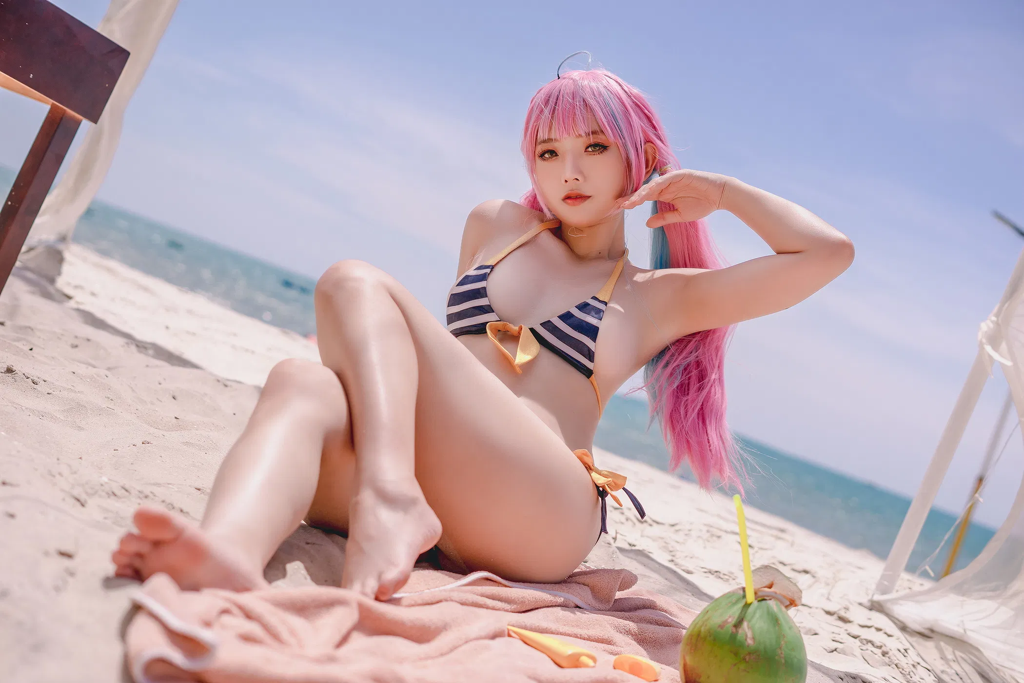 [Cosplay] Messie Huang - Aqua Bikini