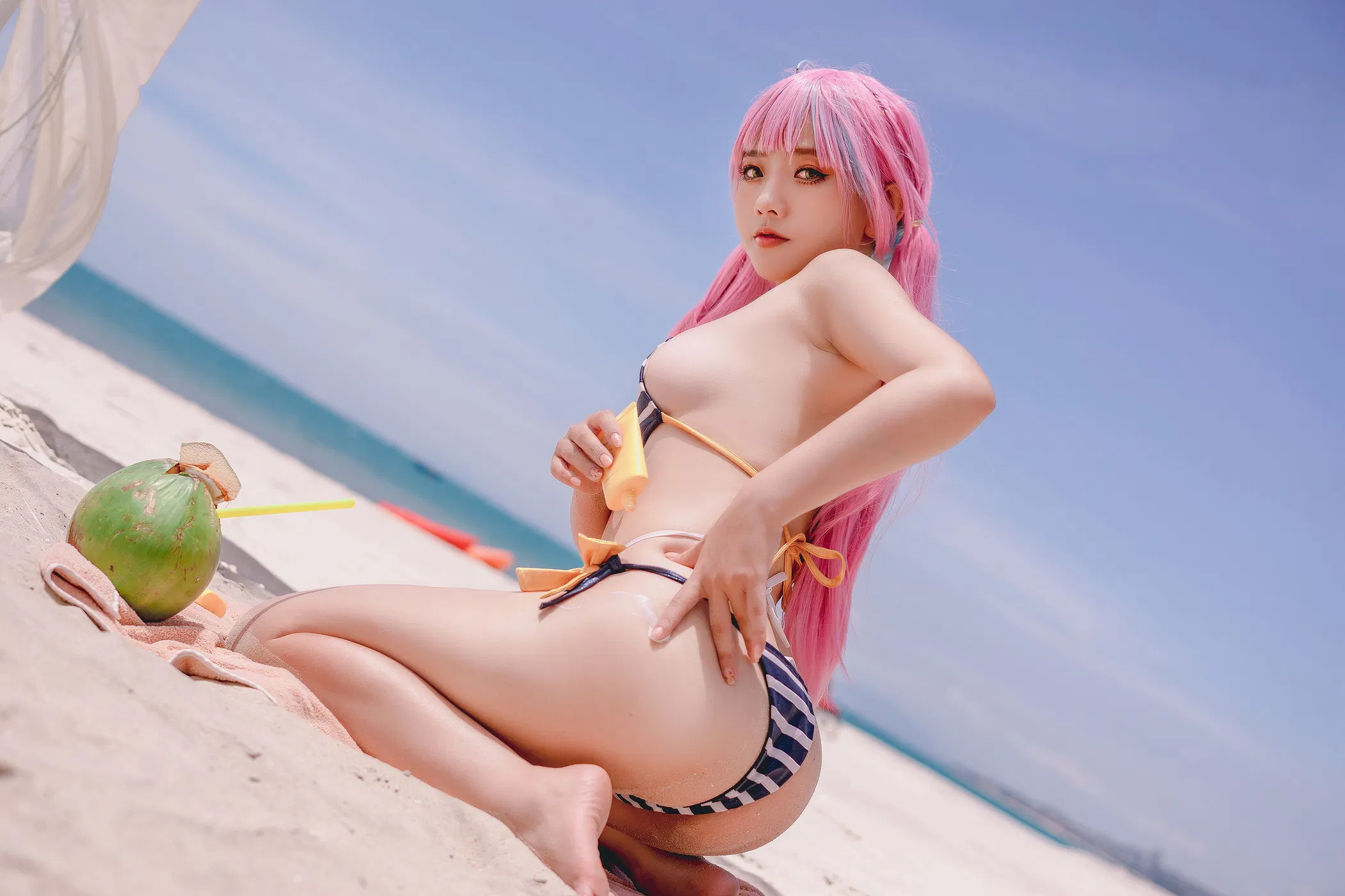 [Cosplay] Messie Huang - Aqua Bikini