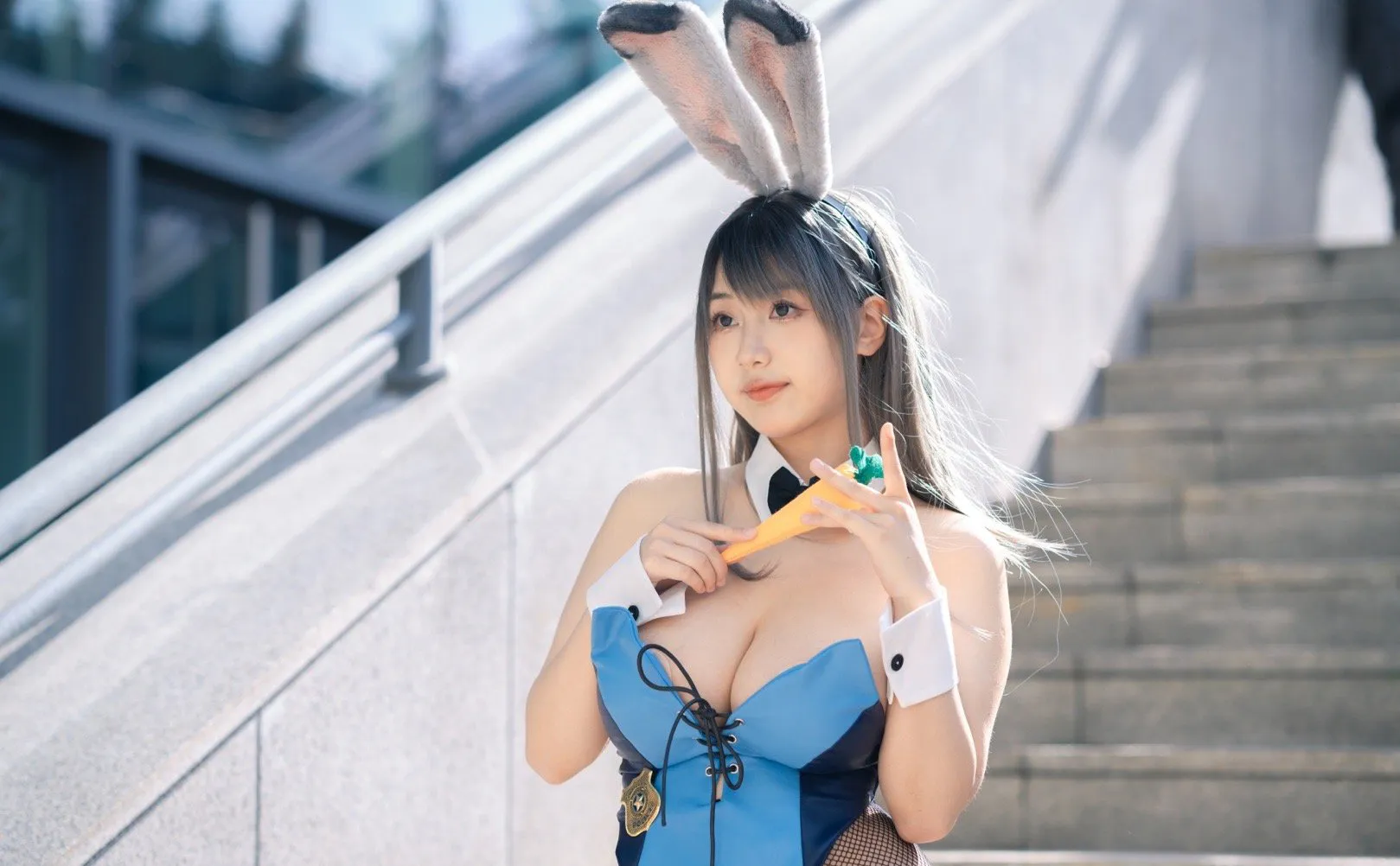 [Cosplay] Qiananan 浅安安 - Expo Bunny Girl 漫展兔女郎