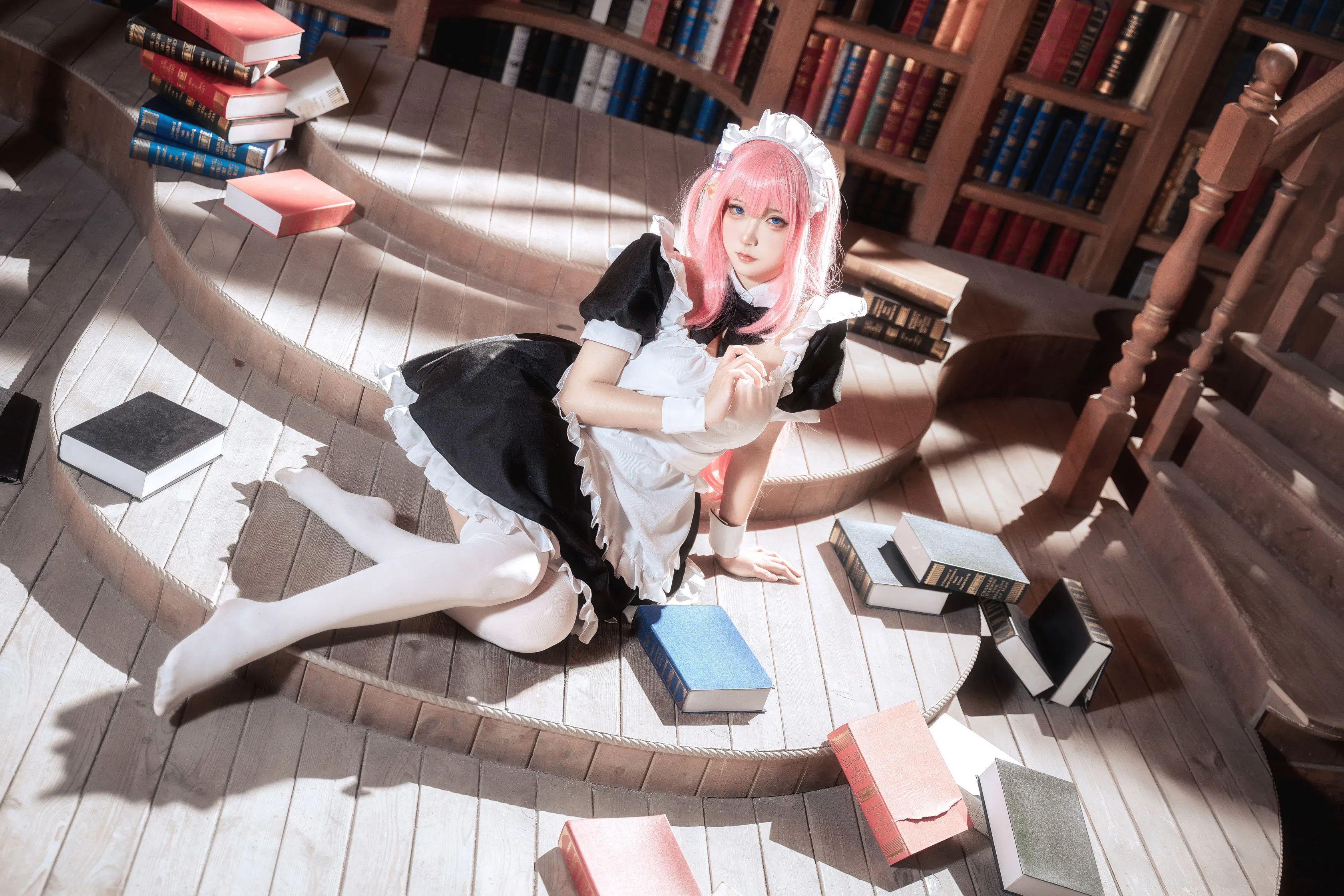 [Cosplay] Seya-狮砸 - 孤独摇滚 后藤一里 女仆
