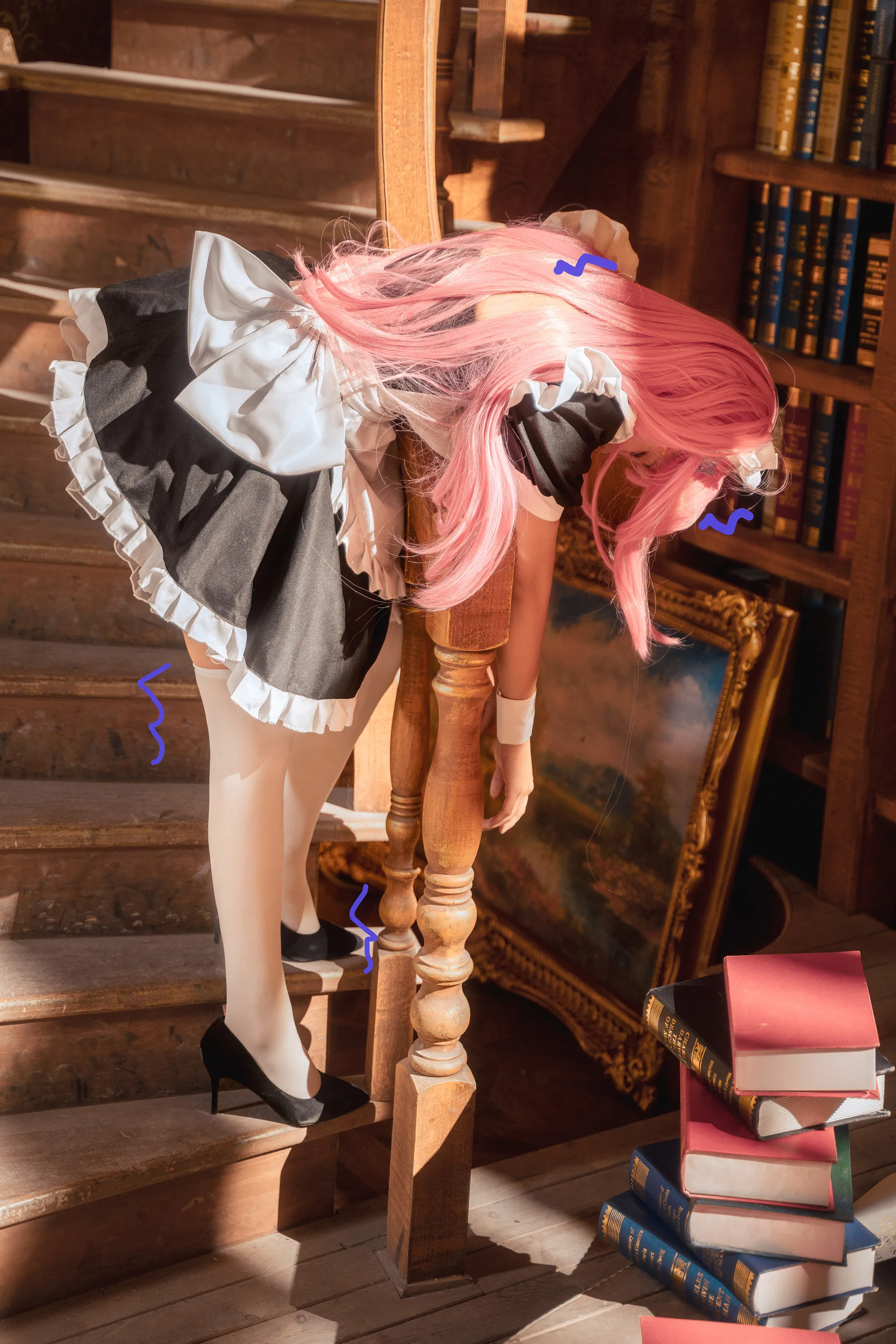 [Cosplay] Seya-狮砸 - 孤独摇滚 后藤一里 女仆