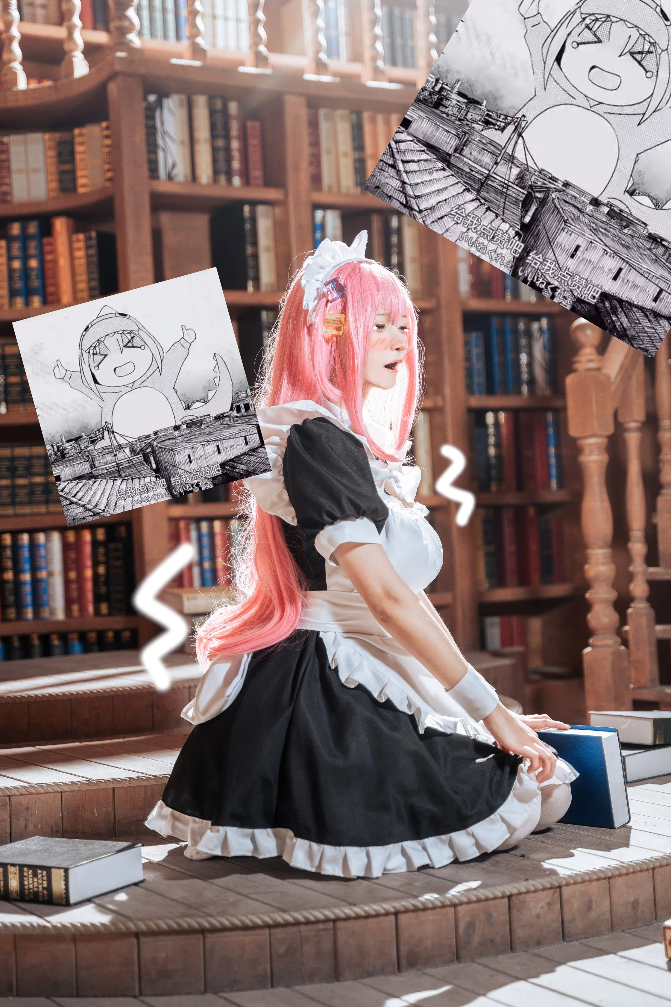 [Cosplay] Seya-狮砸 - 孤独摇滚 后藤一里 女仆