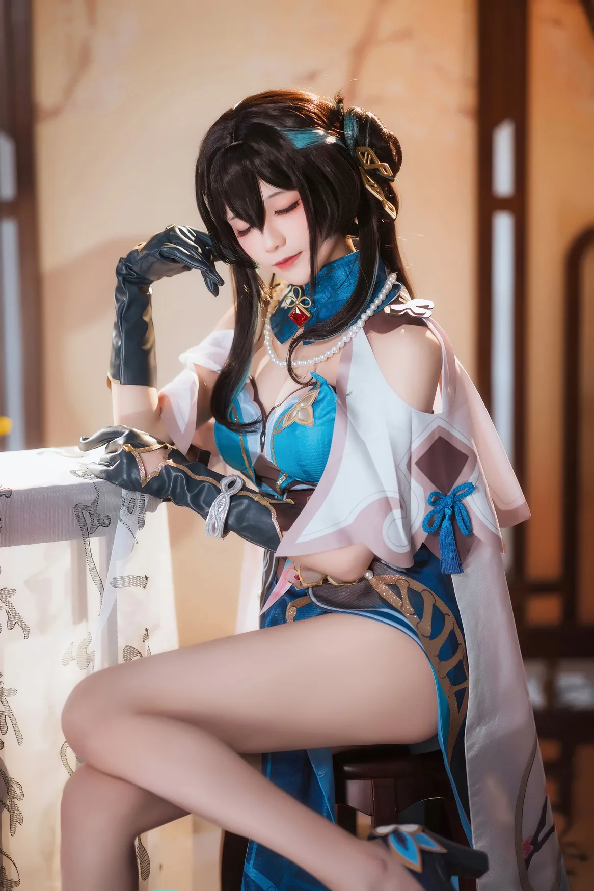 [Cosplay] Tomoyo酱 - Star Dome Railway Ruan Mei 星穹铁道 阮梅
