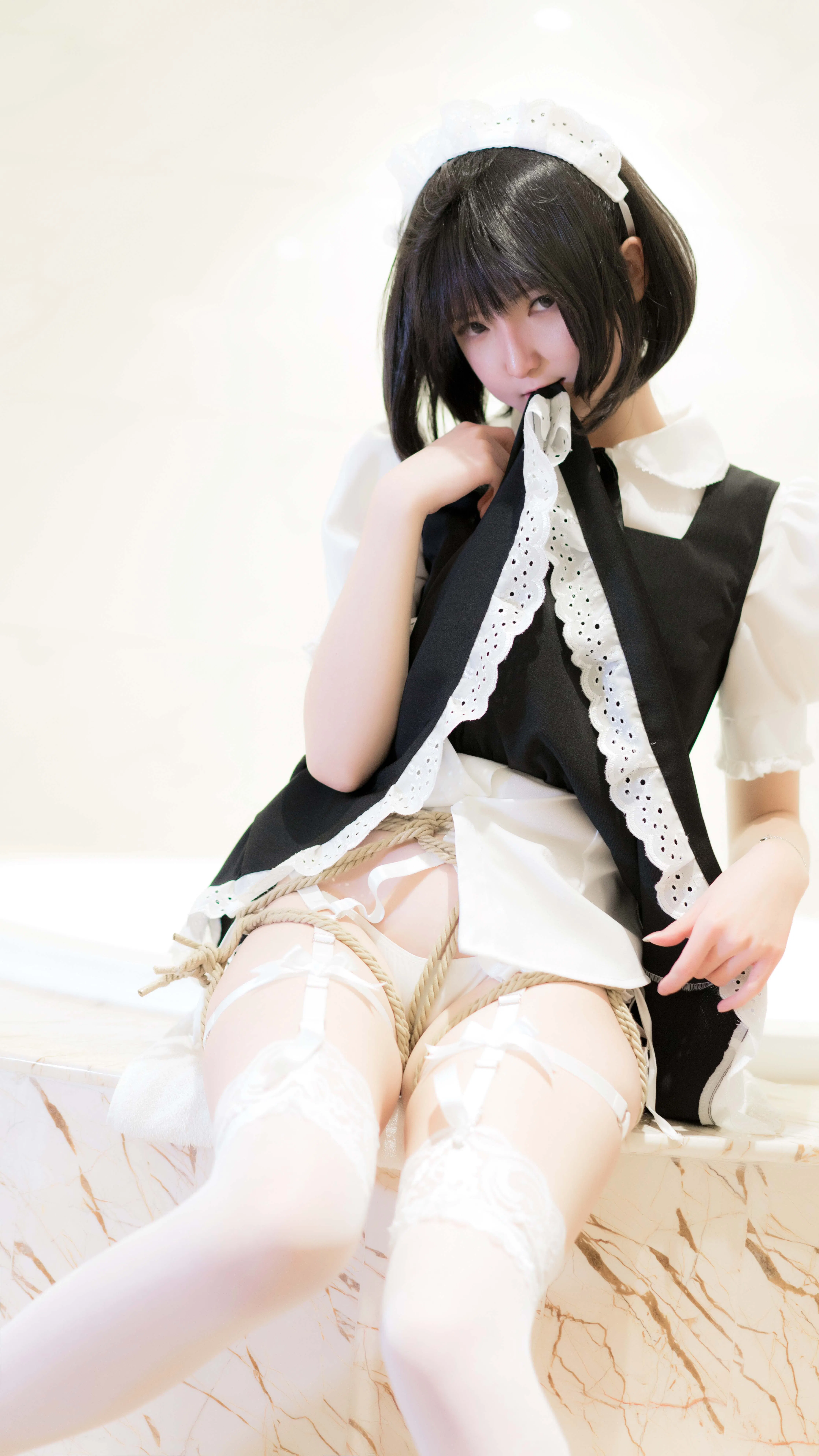 [Cosplay] YiXiaoYangZe 一小央泽 - Maid Sister Exposed 女仆 妹抖露