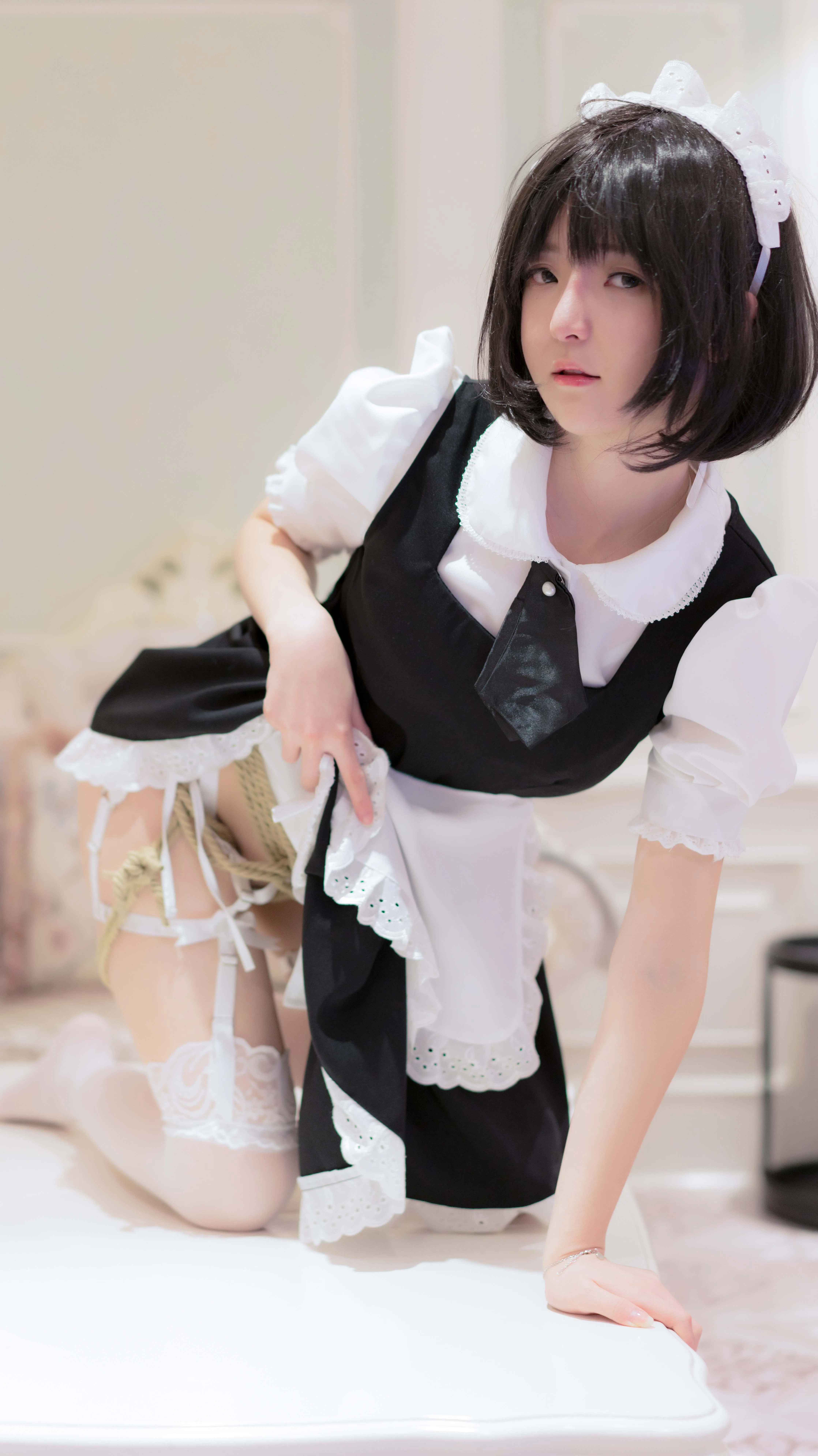 [Cosplay] YiXiaoYangZe 一小央泽 - Maid Sister Exposed 女仆 妹抖露