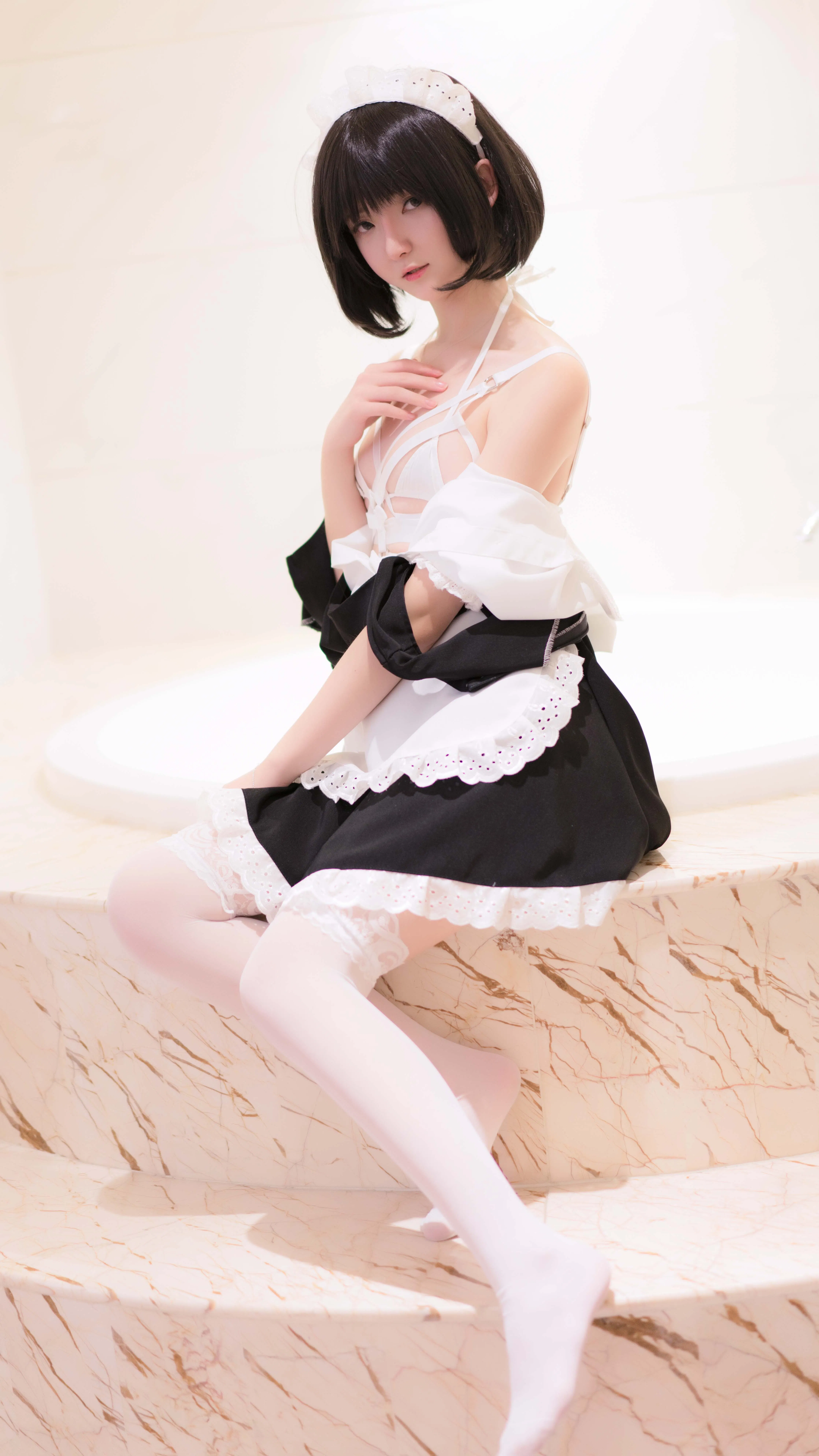 [Cosplay] YiXiaoYangZe 一小央泽 - Maid Sister Exposed 女仆 妹抖露