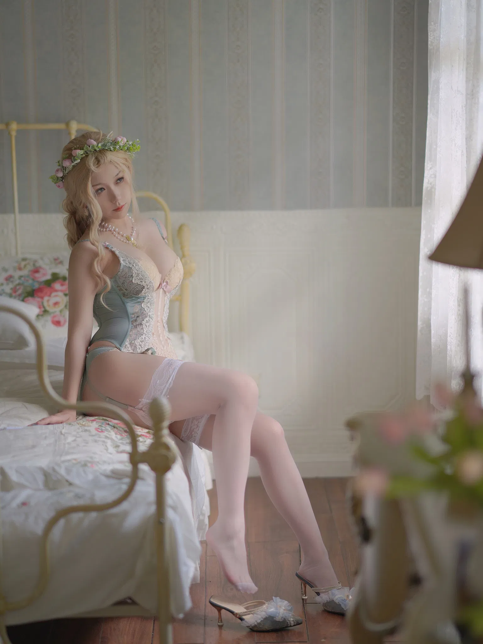 [Cosplay] Yibeibuchi 一北亦北 - Rococo Corset Edition 洛可可时代 束身衣版