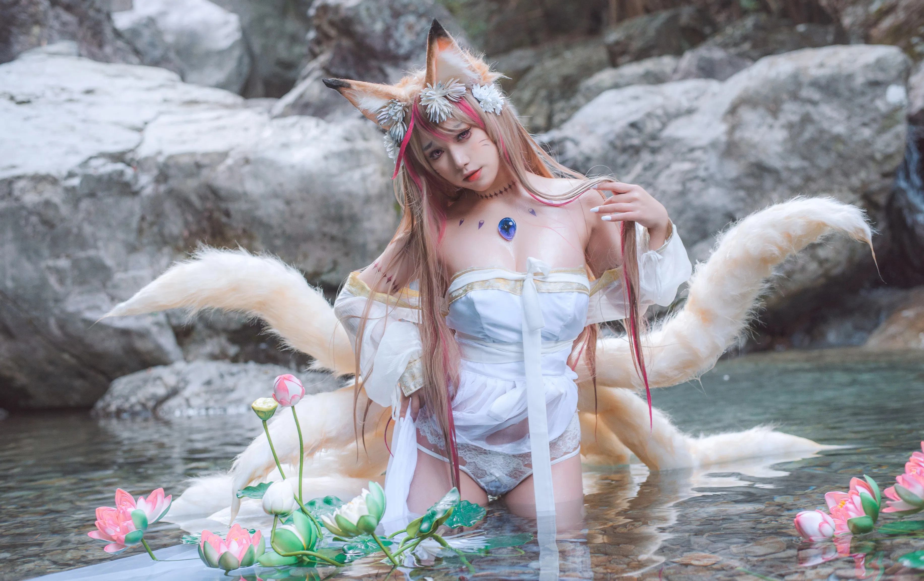 [Cosplay] Yibeibuchi 一北亦北 - Tamamo-mae Raw Hide 玉藻前原皮