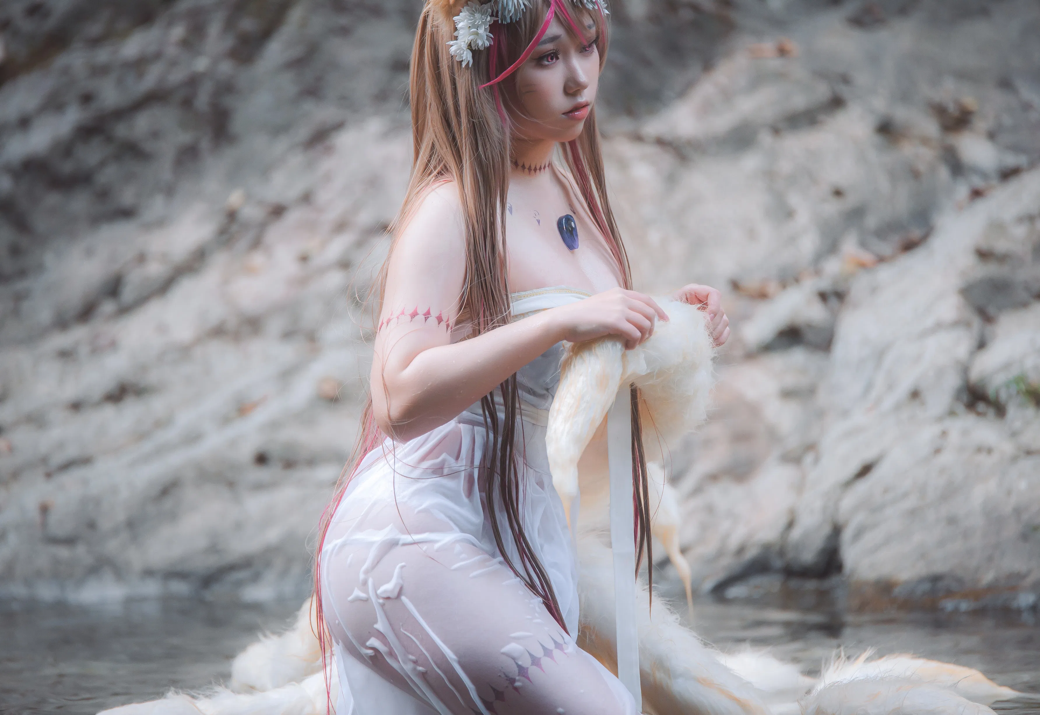 [Cosplay] Yibeibuchi 一北亦北 - Tamamo-mae Raw Hide 玉藻前原皮