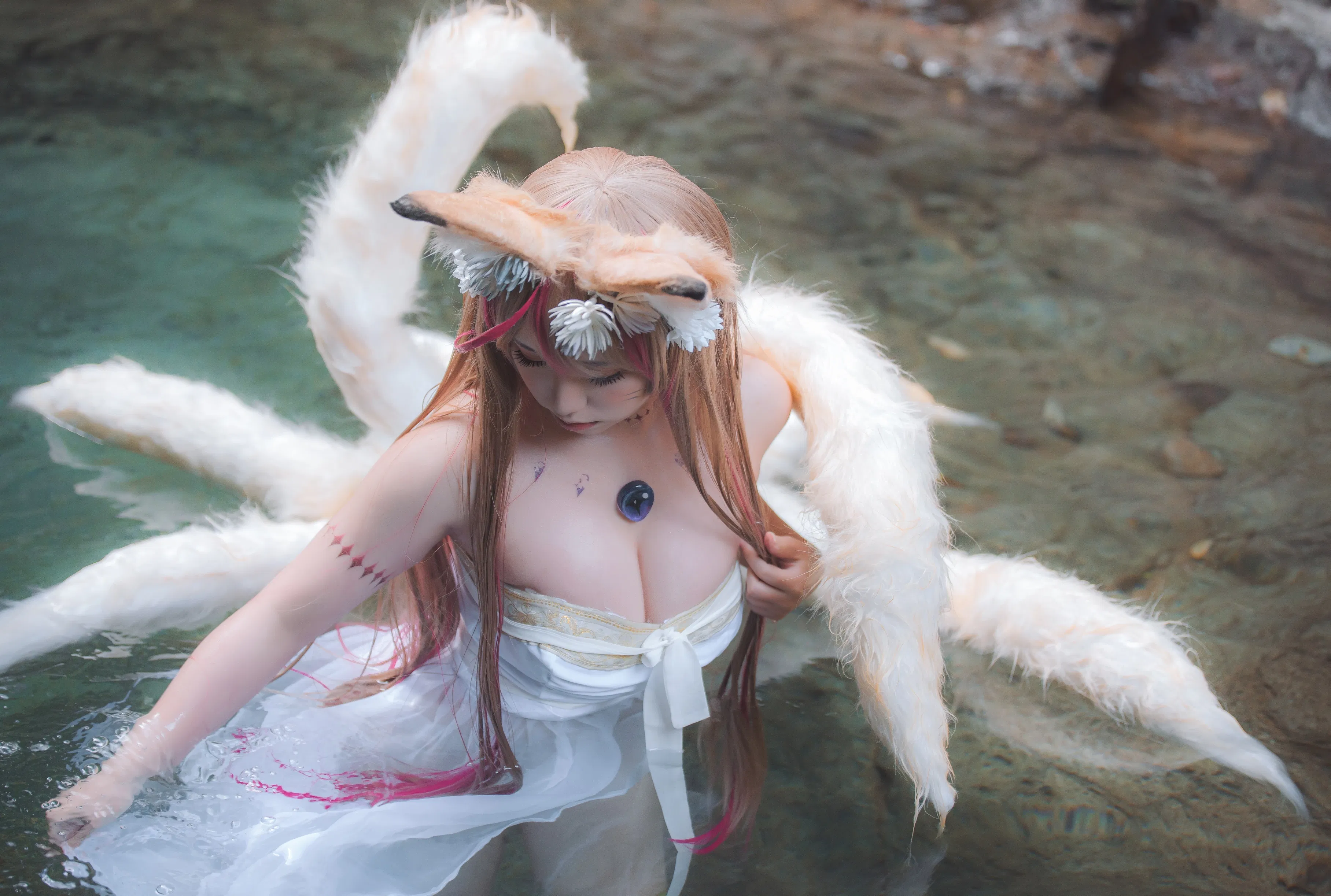 [Cosplay] Yibeibuchi 一北亦北 - Tamamo-mae Raw Hide 玉藻前原皮