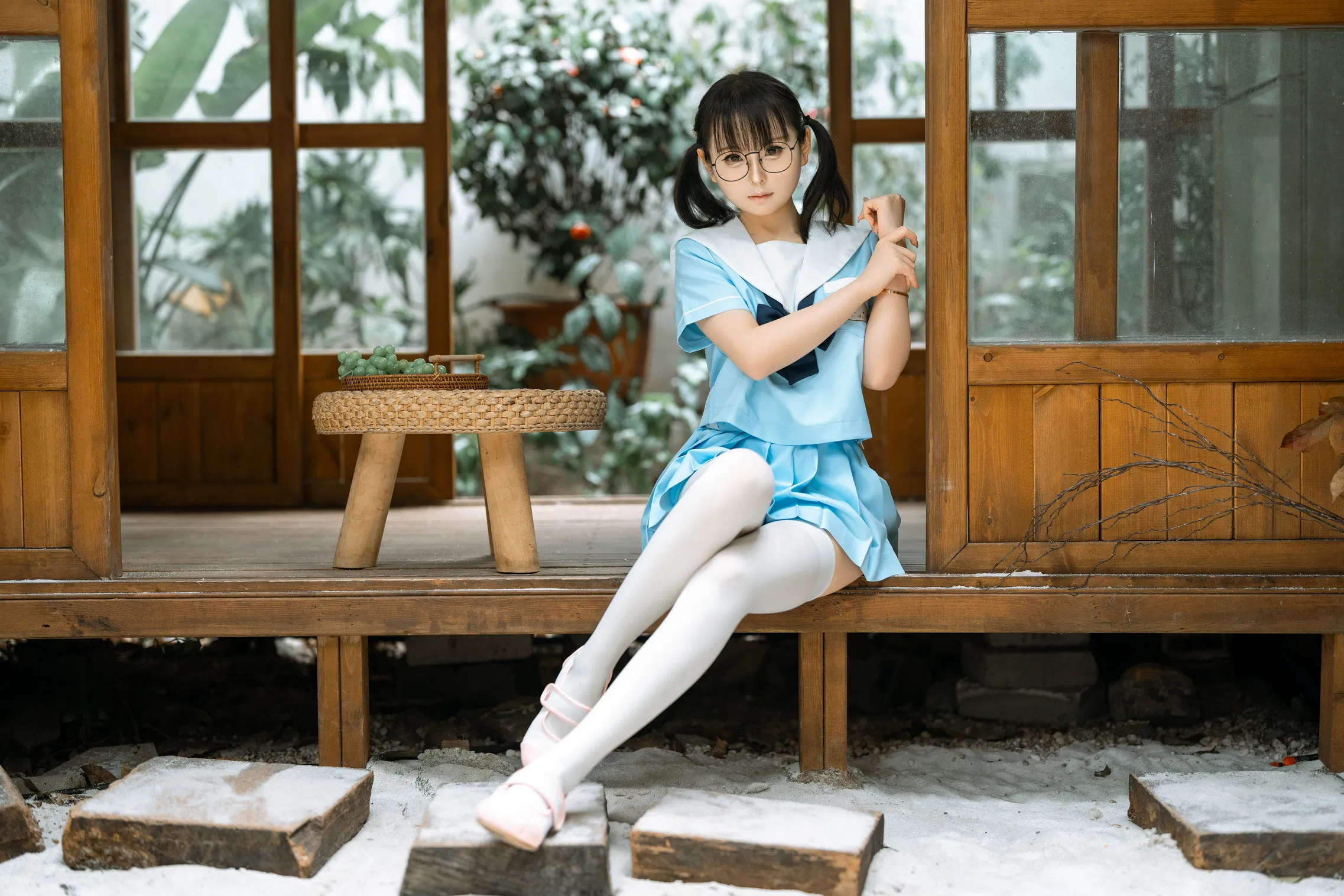 [Cosplay] Yosuzu Lingyi 幼水铃衣 - Twin Ponytails 双马尾