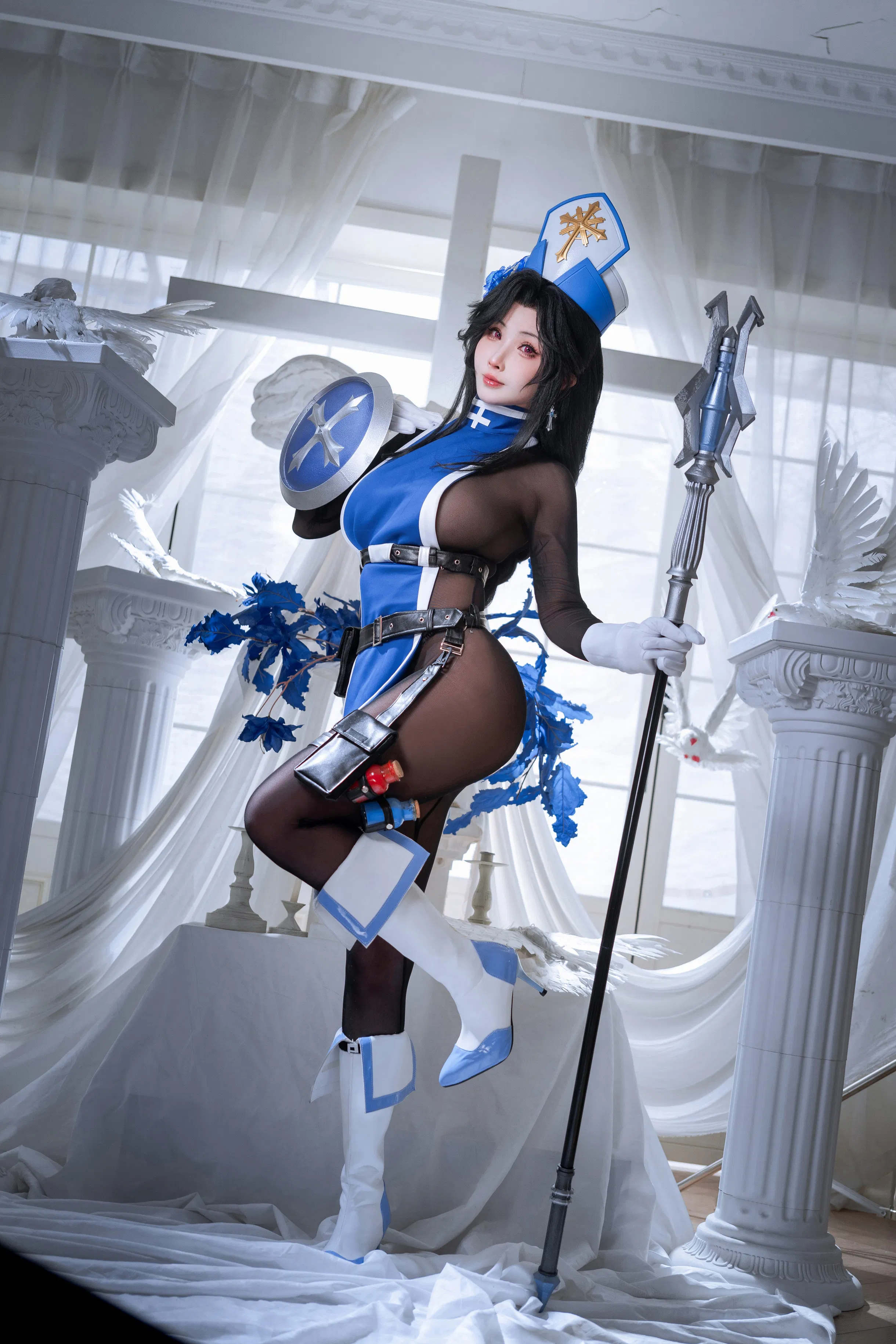 [Cosplay] rioko凉凉子 - Nikke胜利女神 梅登冰玫瑰