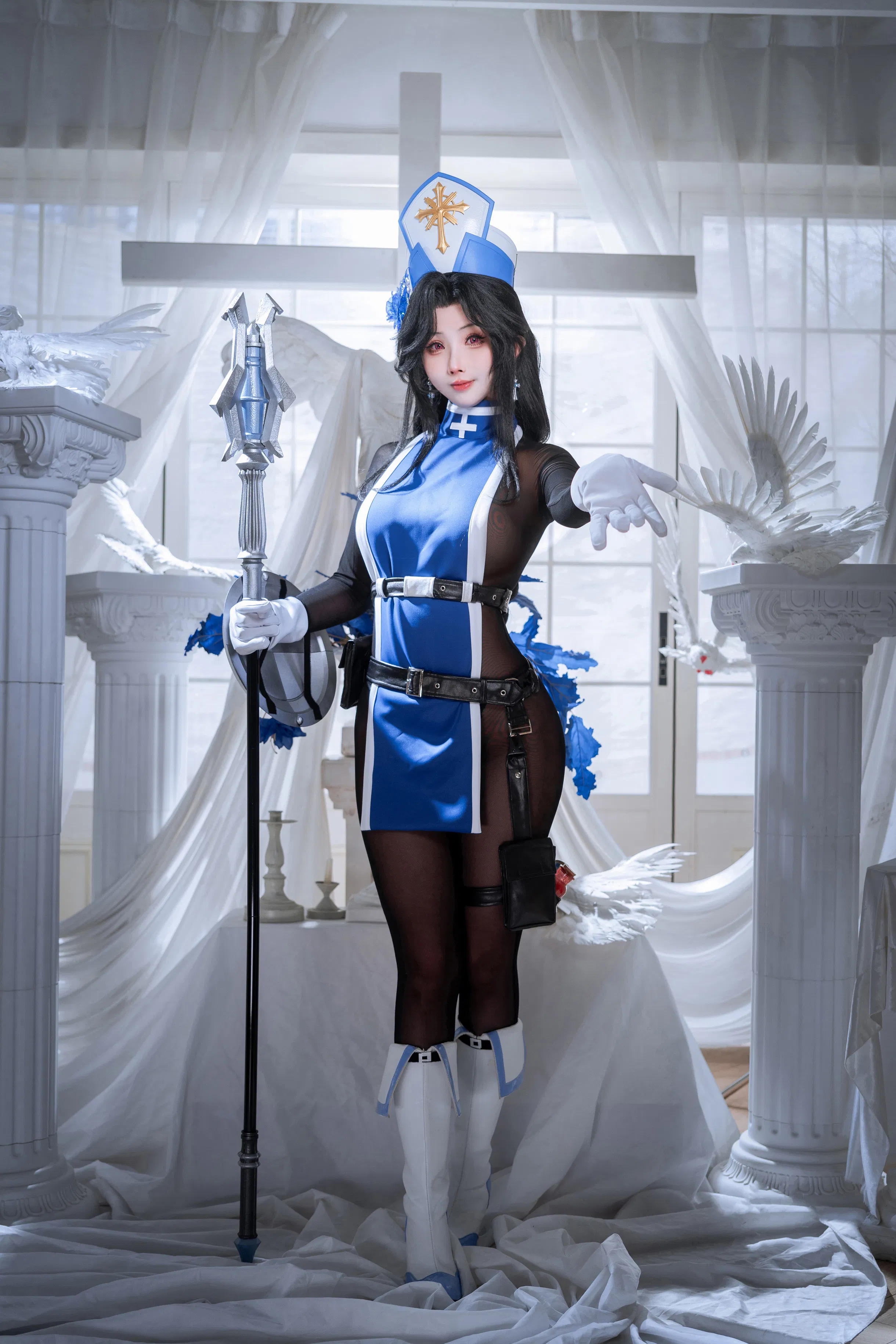 [Cosplay] rioko凉凉子 - Nikke胜利女神 梅登冰玫瑰
