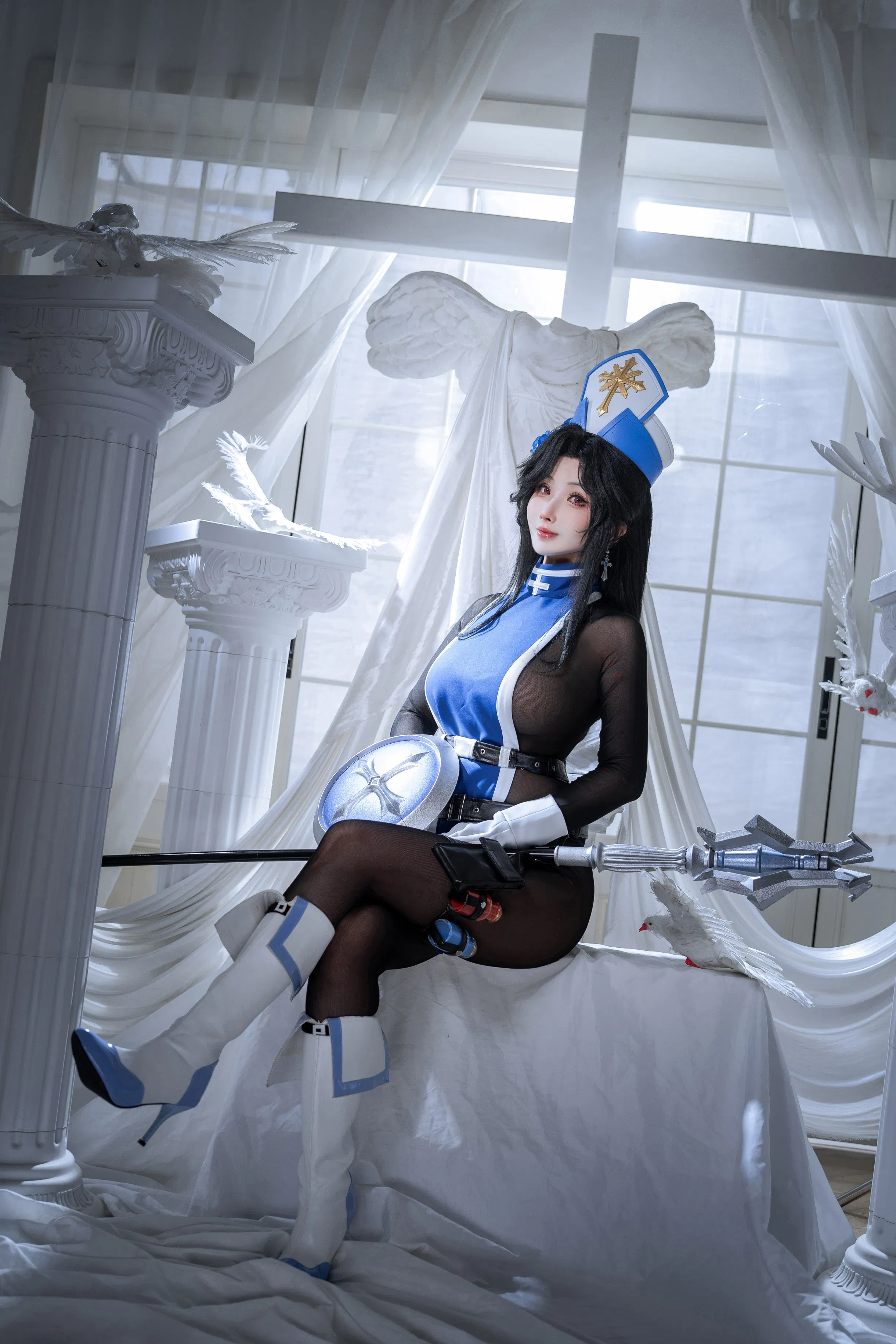 [Cosplay] rioko凉凉子 - Nikke胜利女神 梅登冰玫瑰