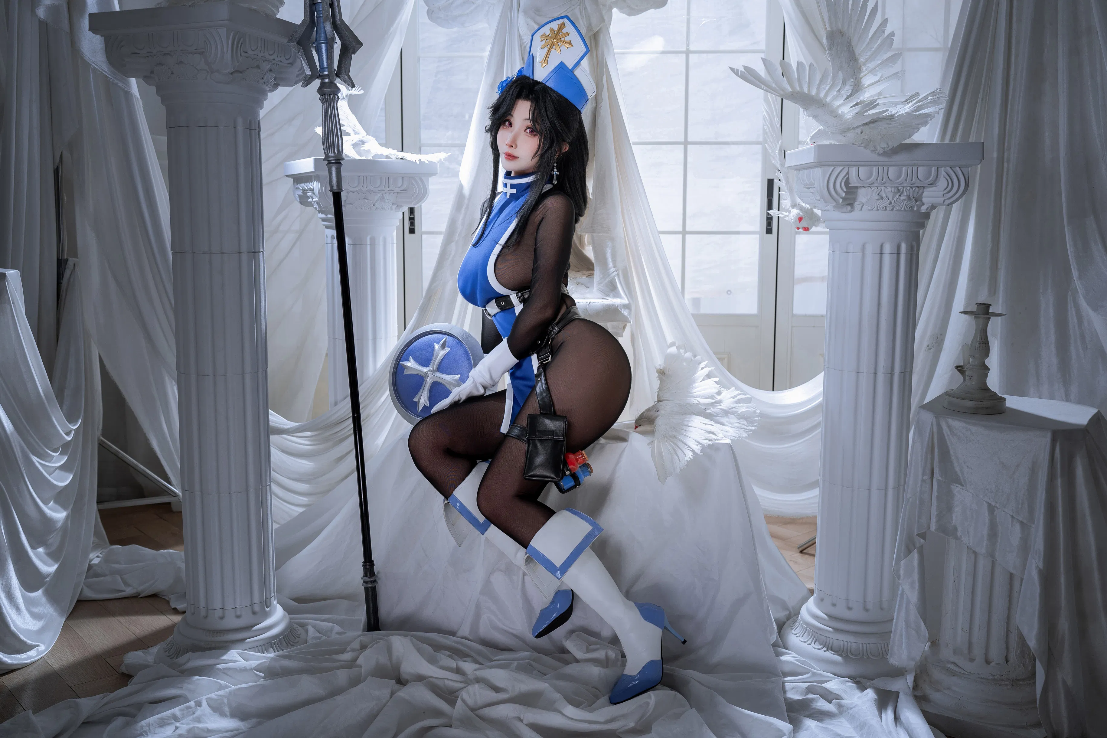 [Cosplay] rioko凉凉子 - Nikke胜利女神 梅登冰玫瑰