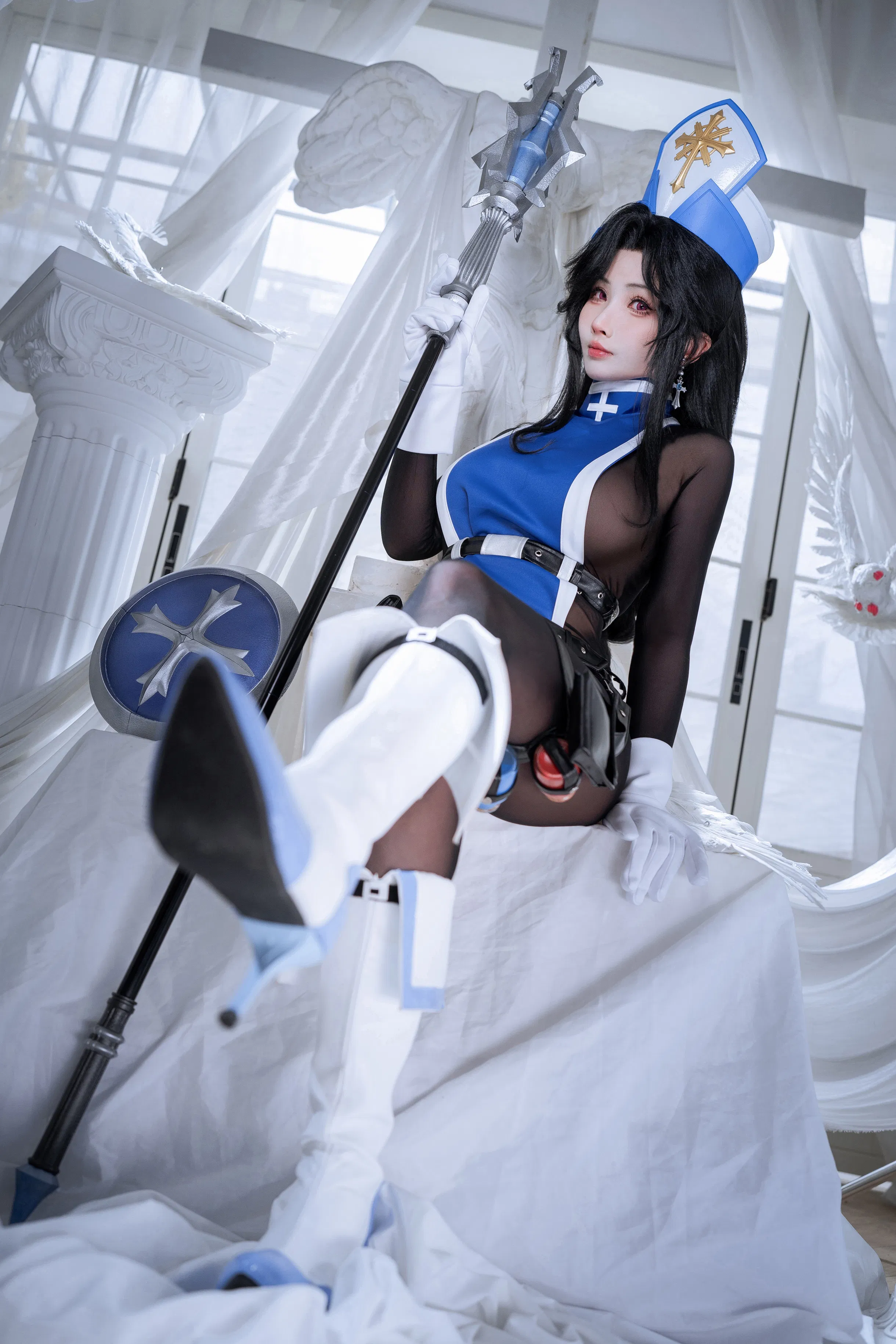 [Cosplay] rioko凉凉子 - Nikke胜利女神 梅登冰玫瑰