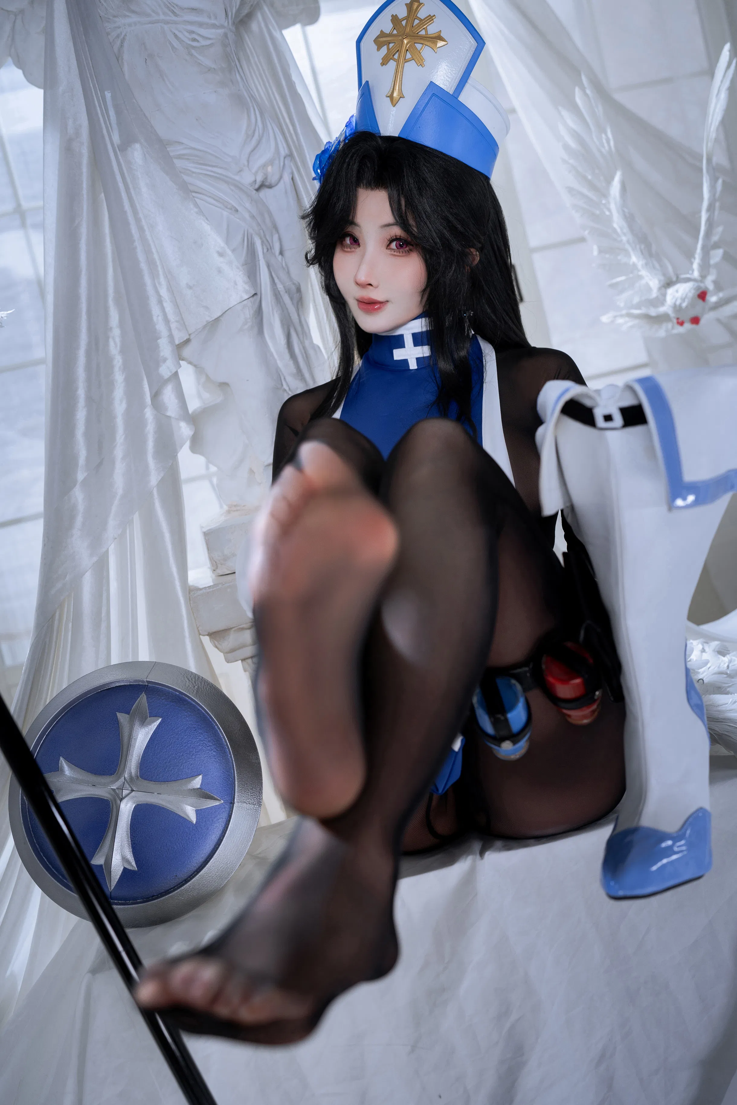 [Cosplay] rioko凉凉子 - Nikke胜利女神 梅登冰玫瑰