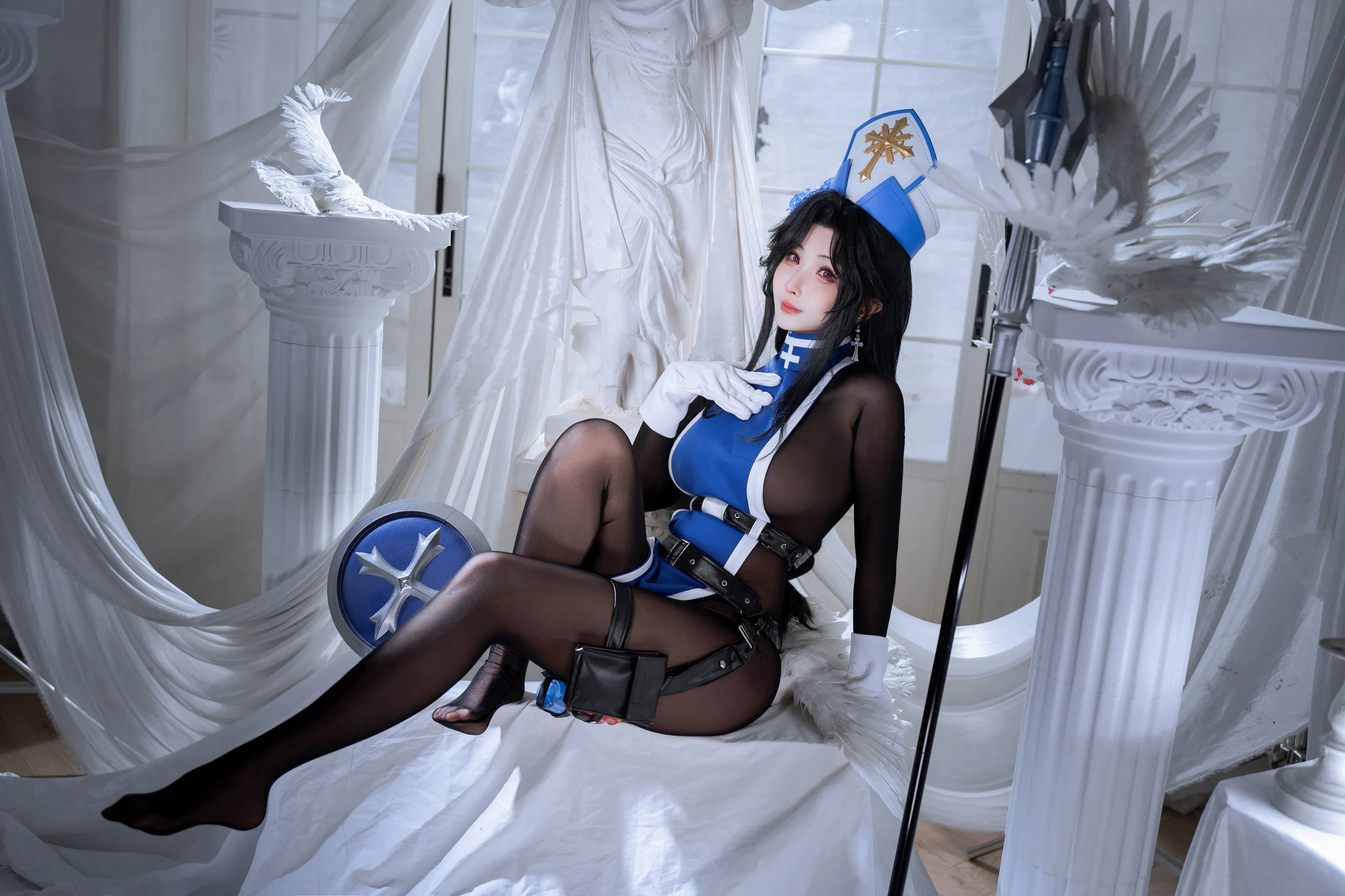 [Cosplay] rioko凉凉子 - Nikke胜利女神 梅登冰玫瑰