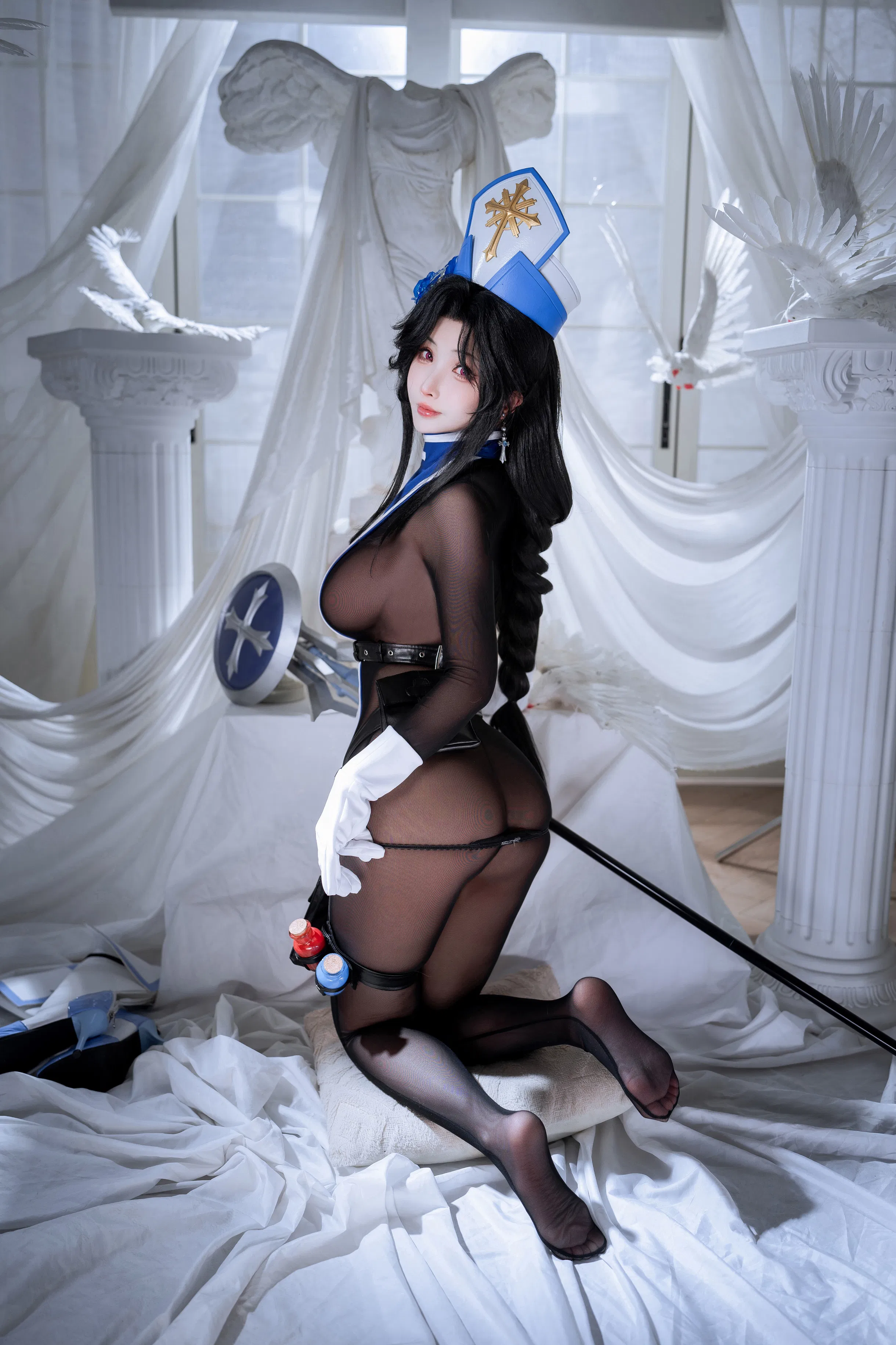 [Cosplay] rioko凉凉子 - Nikke胜利女神 梅登冰玫瑰