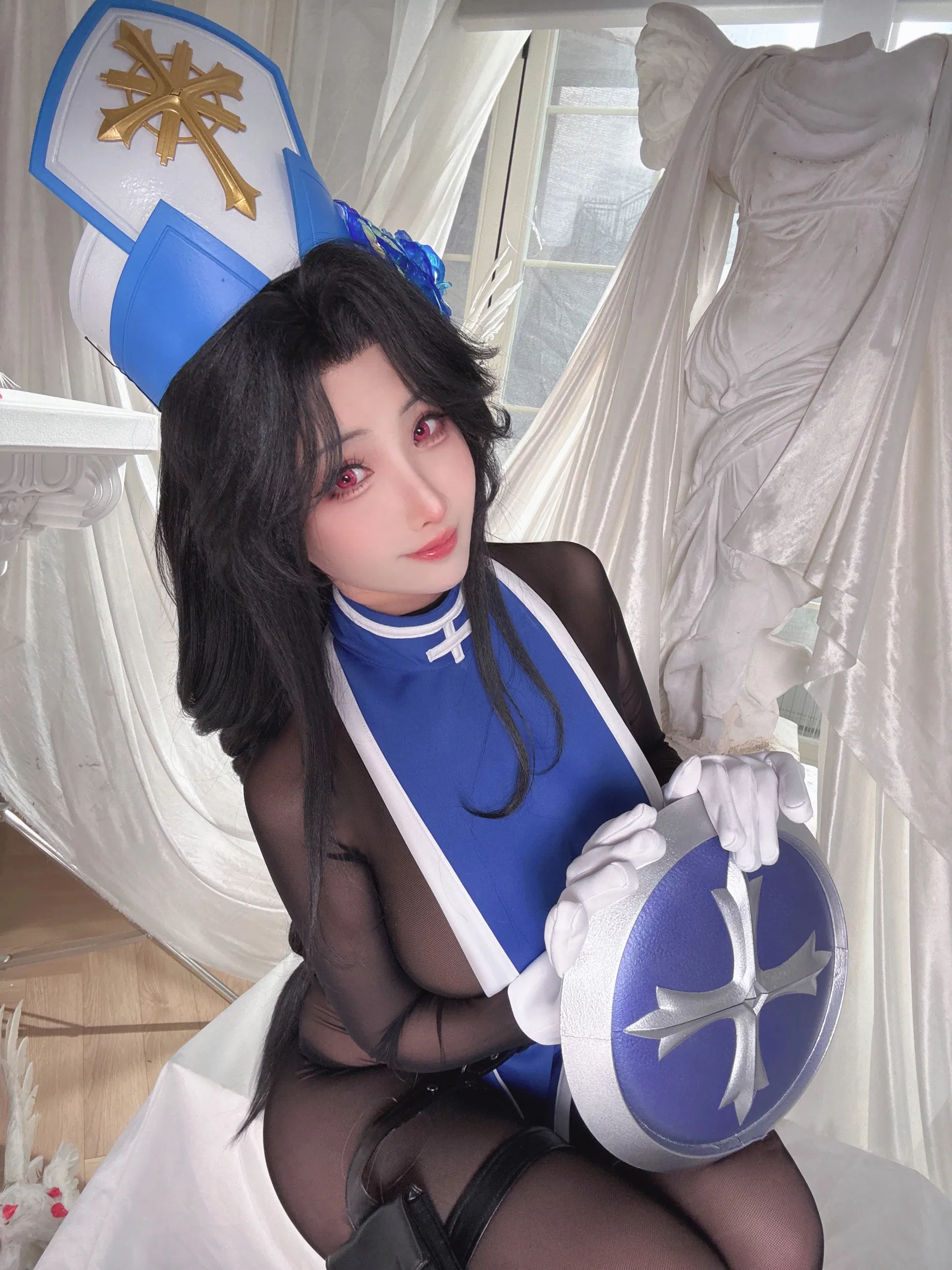 [Cosplay] rioko凉凉子 - Nikke胜利女神 梅登冰玫瑰