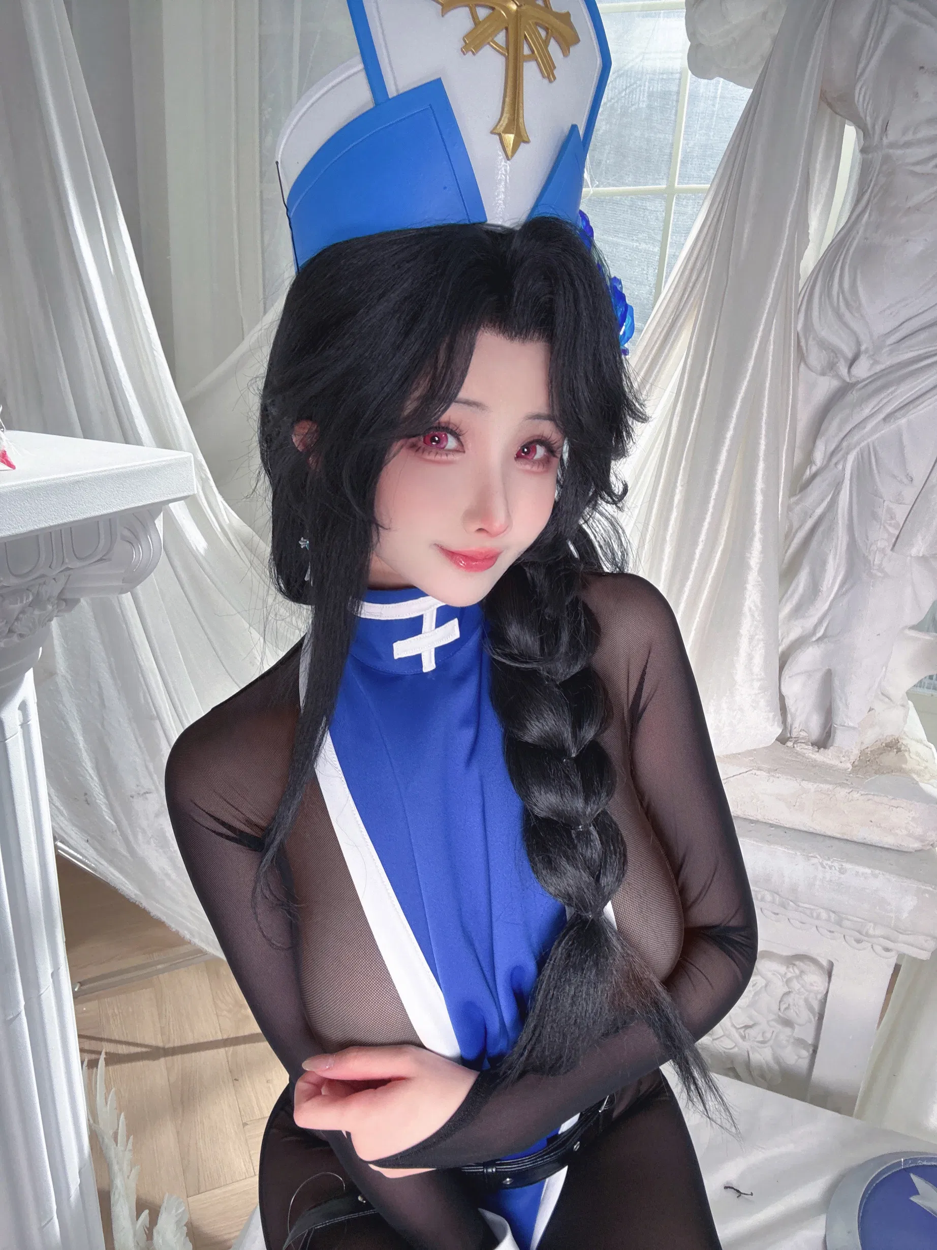 [Cosplay] rioko凉凉子 - Nikke胜利女神 梅登冰玫瑰