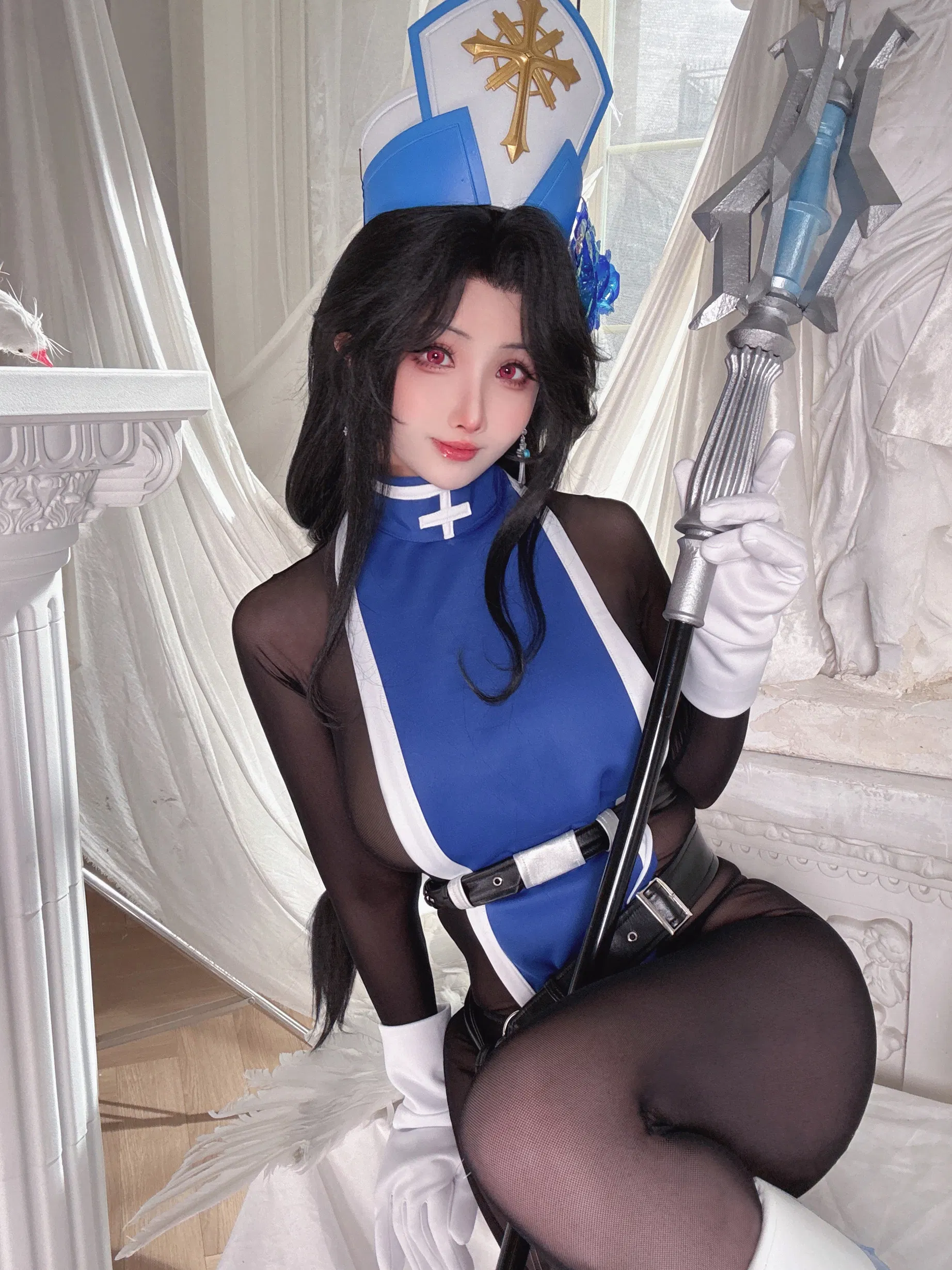 [Cosplay] rioko凉凉子 - Nikke胜利女神 梅登冰玫瑰
