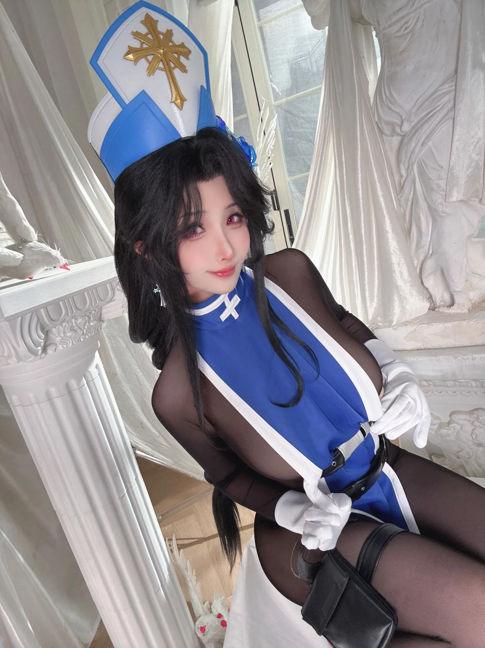 [Cosplay] rioko凉凉子 - Nikke胜利女神 梅登冰玫瑰