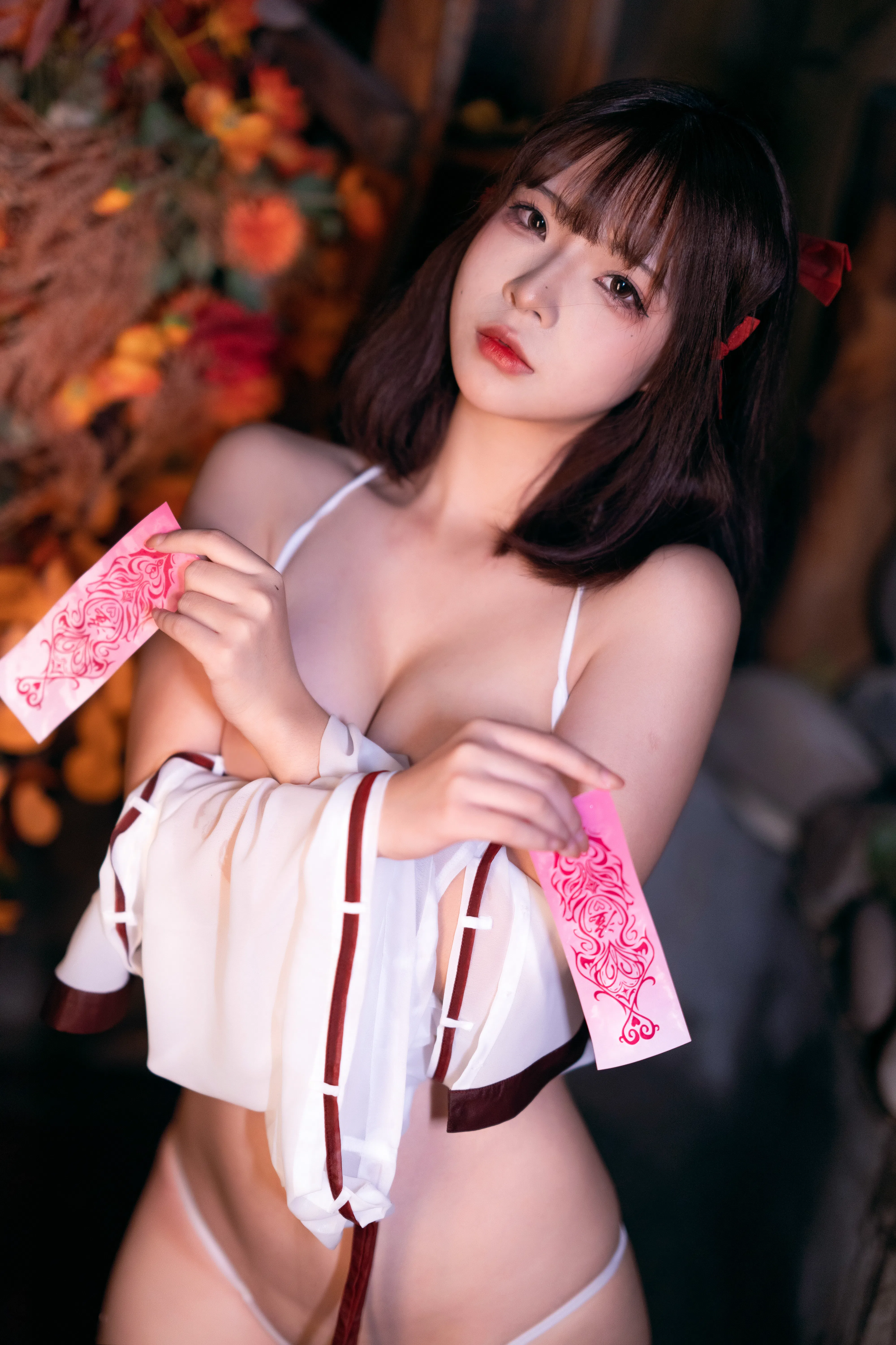[Cosplay] yuuhui玉汇 NO.032 Miko of Wishes 巫女
