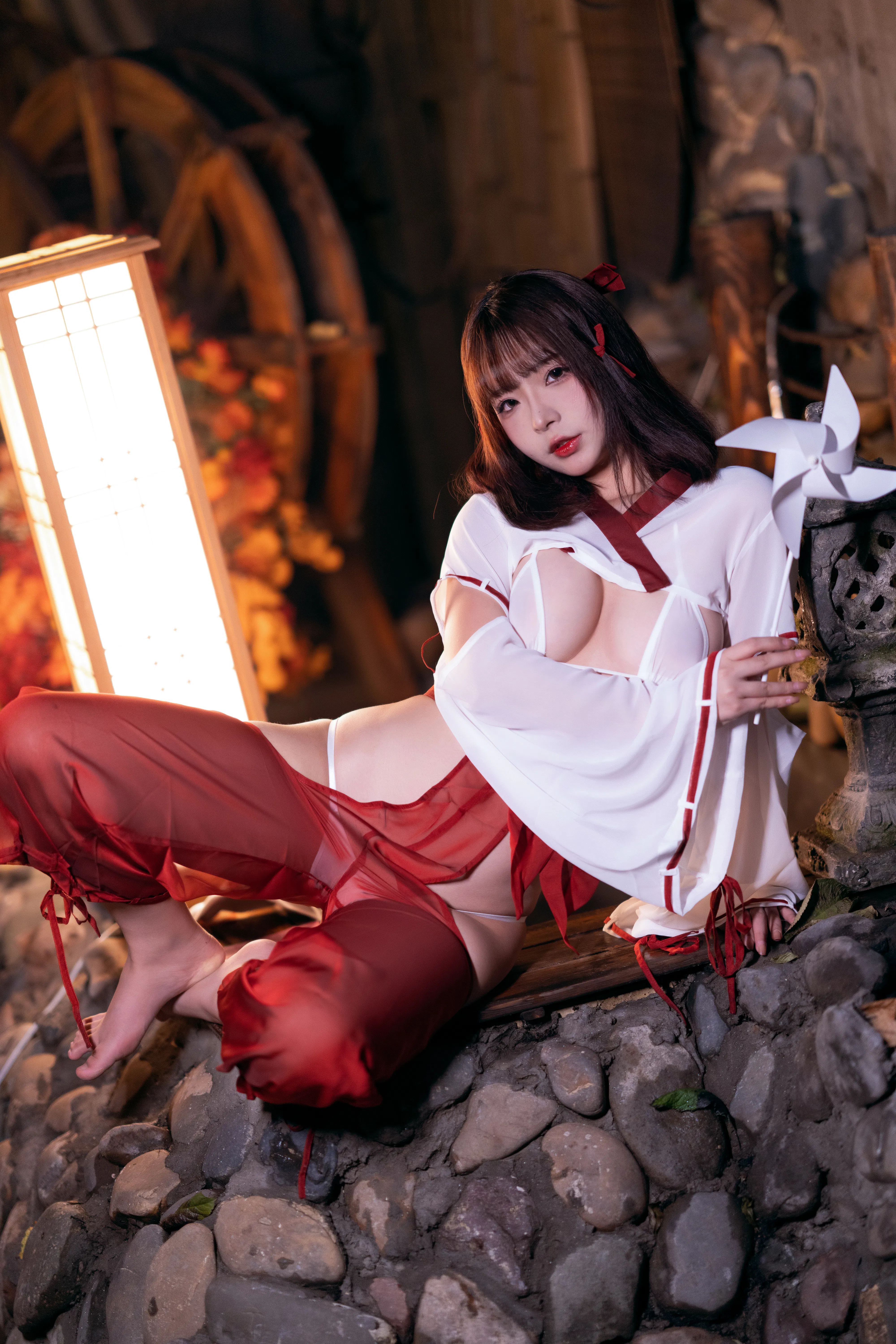[Cosplay] yuuhui玉汇 NO.032 Miko of Wishes 巫女