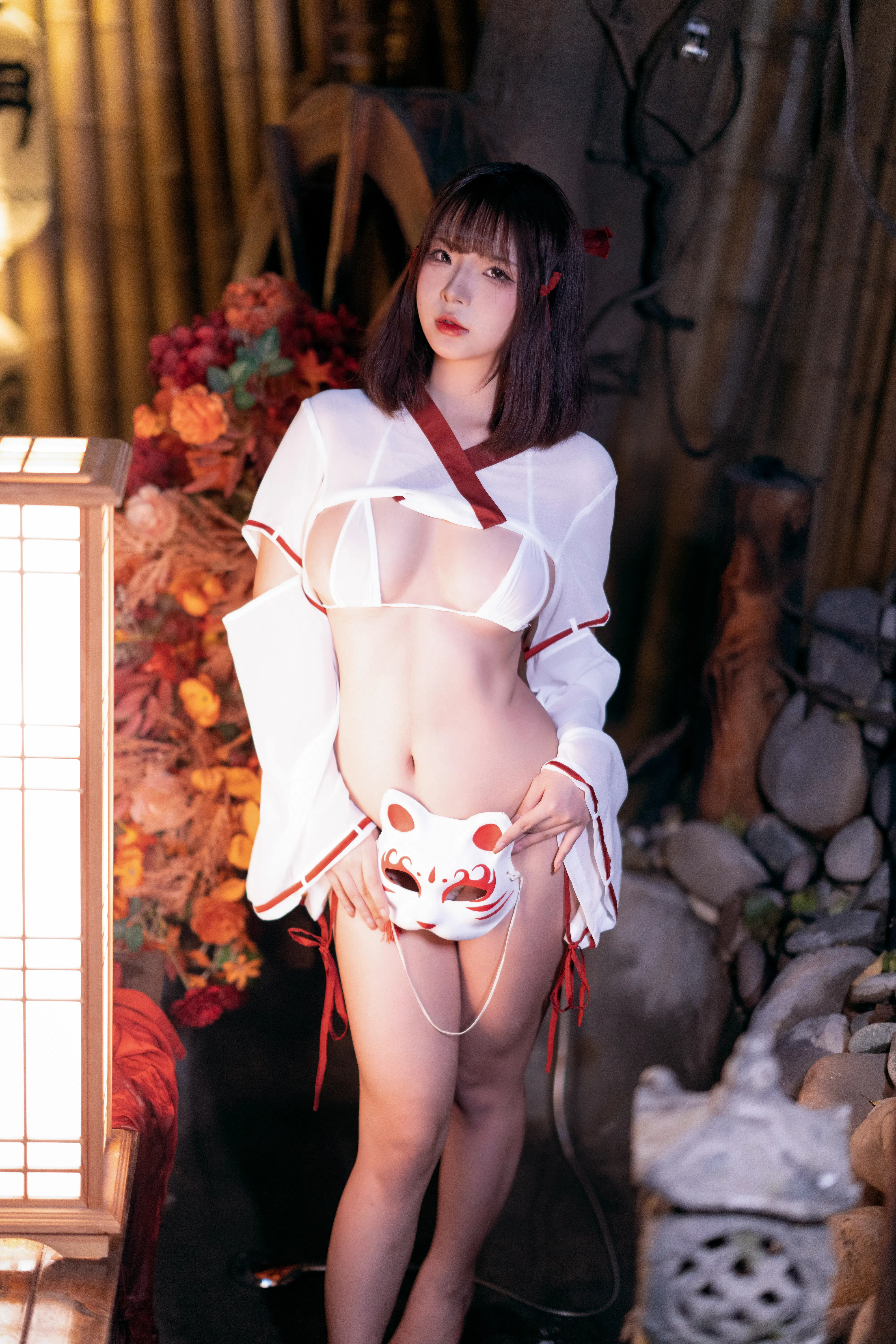 [Cosplay] yuuhui玉汇 NO.032 Miko of Wishes 巫女