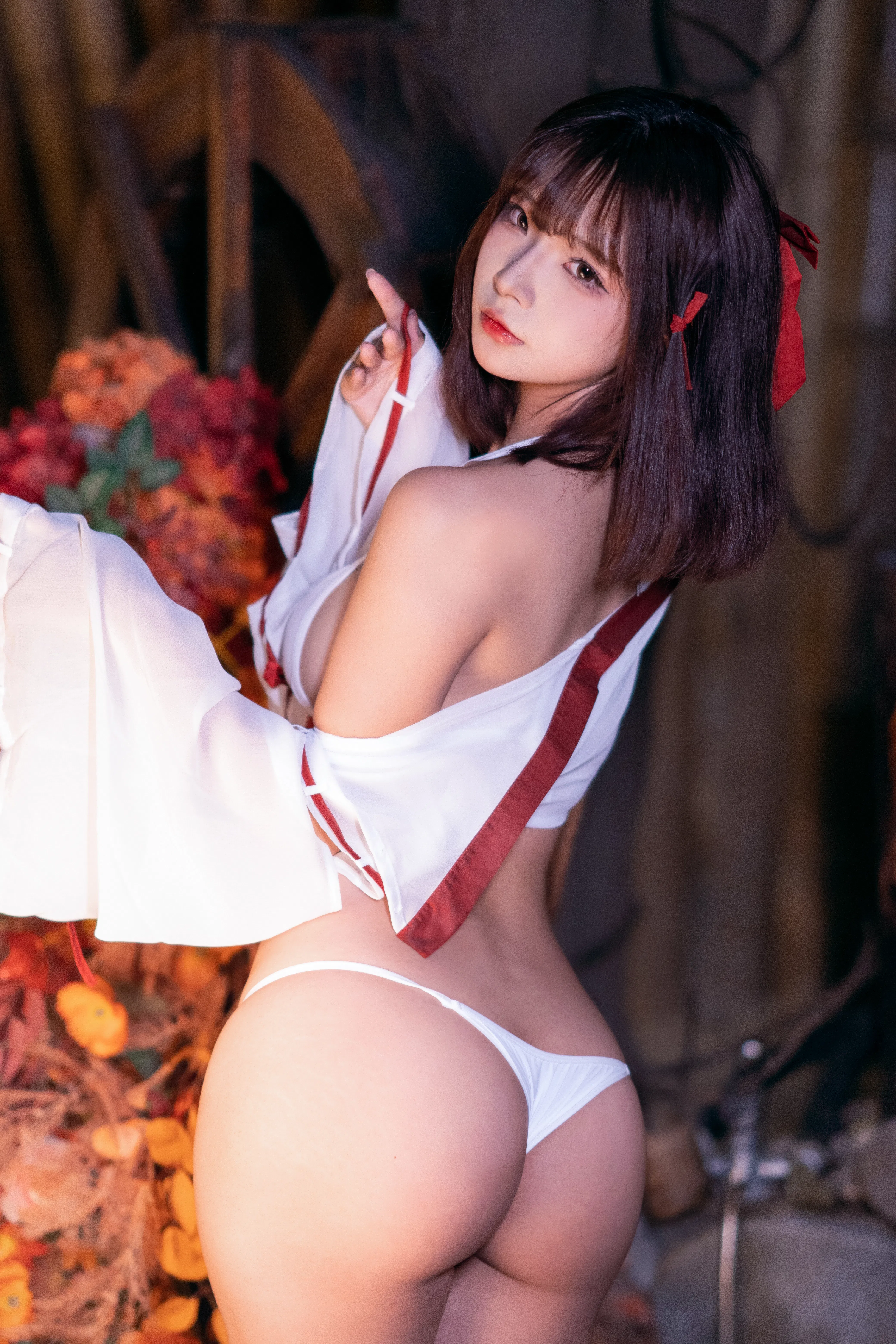[Cosplay] yuuhui玉汇 NO.032 Miko of Wishes 巫女