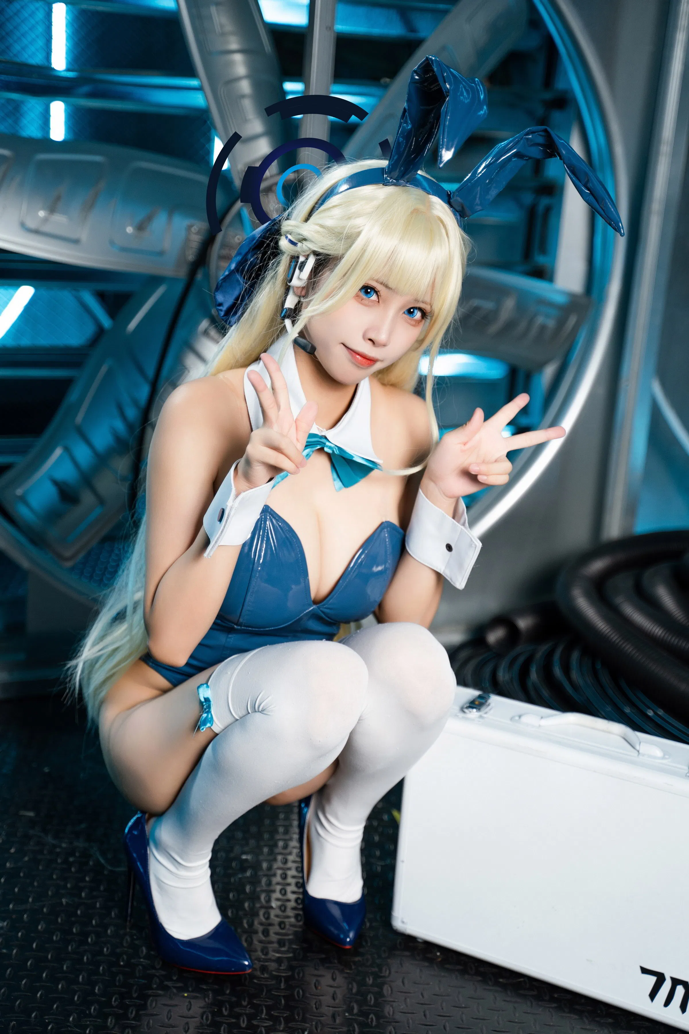[Cosplay] 三無人型 - 蔚蓝档案 飞鸟马时兔女郎