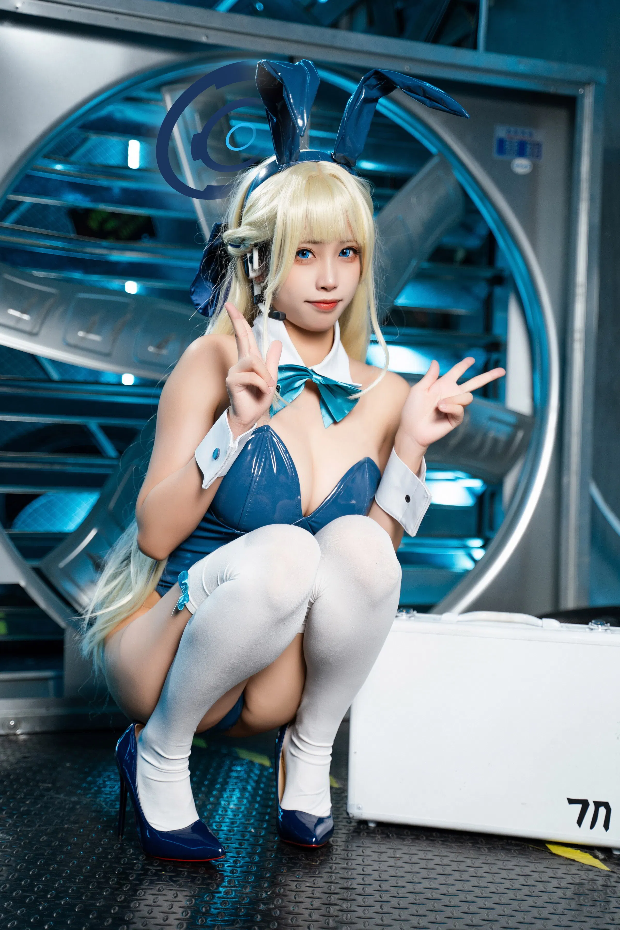 [Cosplay] 三無人型 - 蔚蓝档案 飞鸟马时兔女郎
